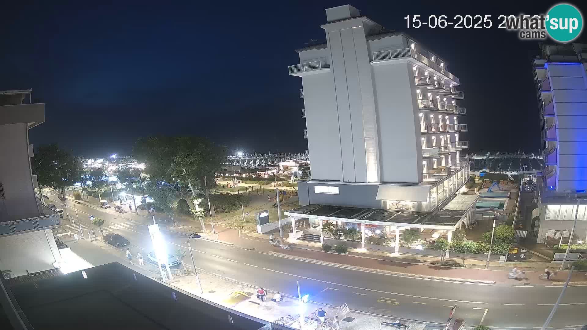 Riccione Webcam Strand und Gärten La Malfa – Bagni Oreste Strand 115