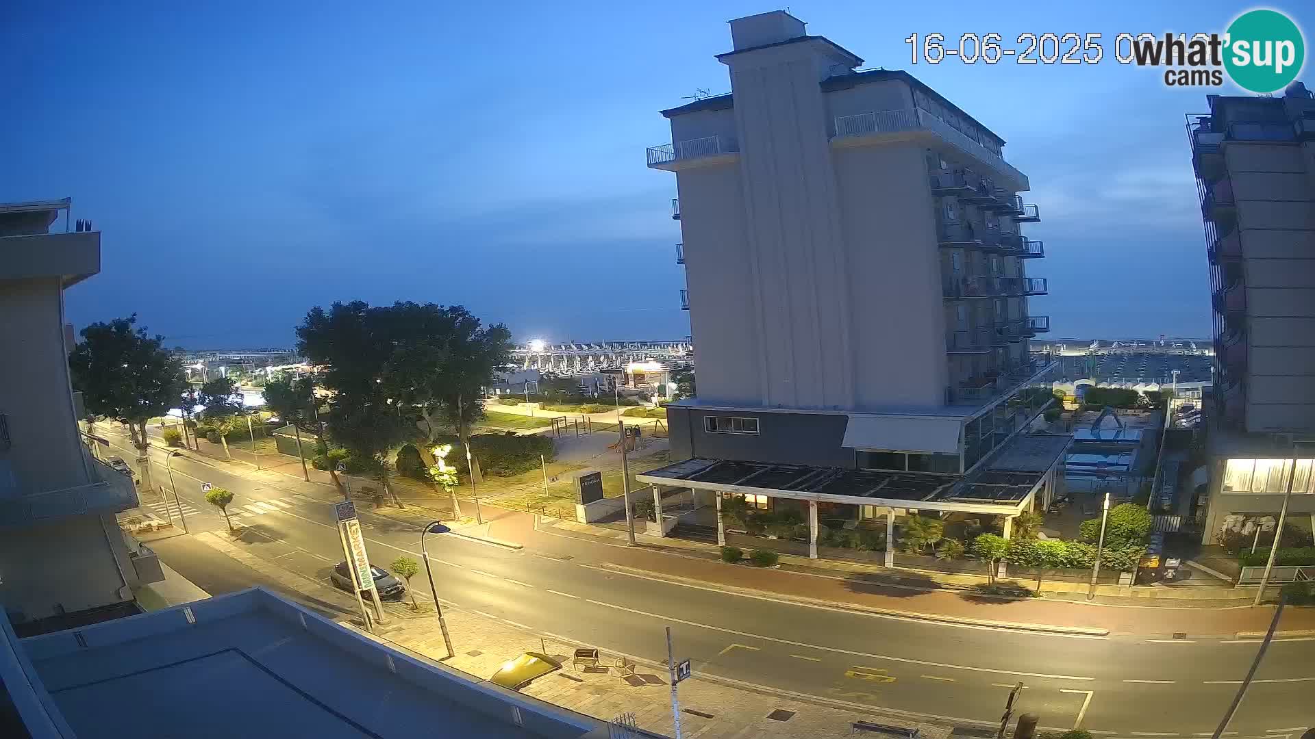 Riccione Webcam Strand und Gärten La Malfa – Bagni Oreste Strand 115
