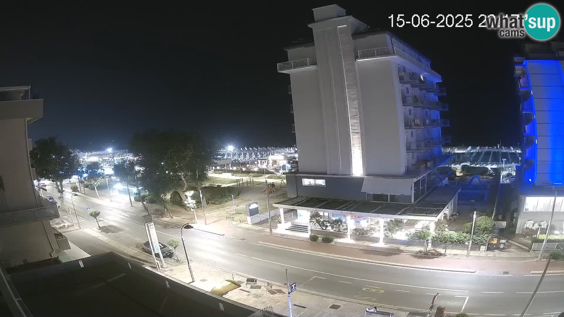 Riccione Webcam Strand und Gärten La Malfa – Bagni Oreste Strand 115