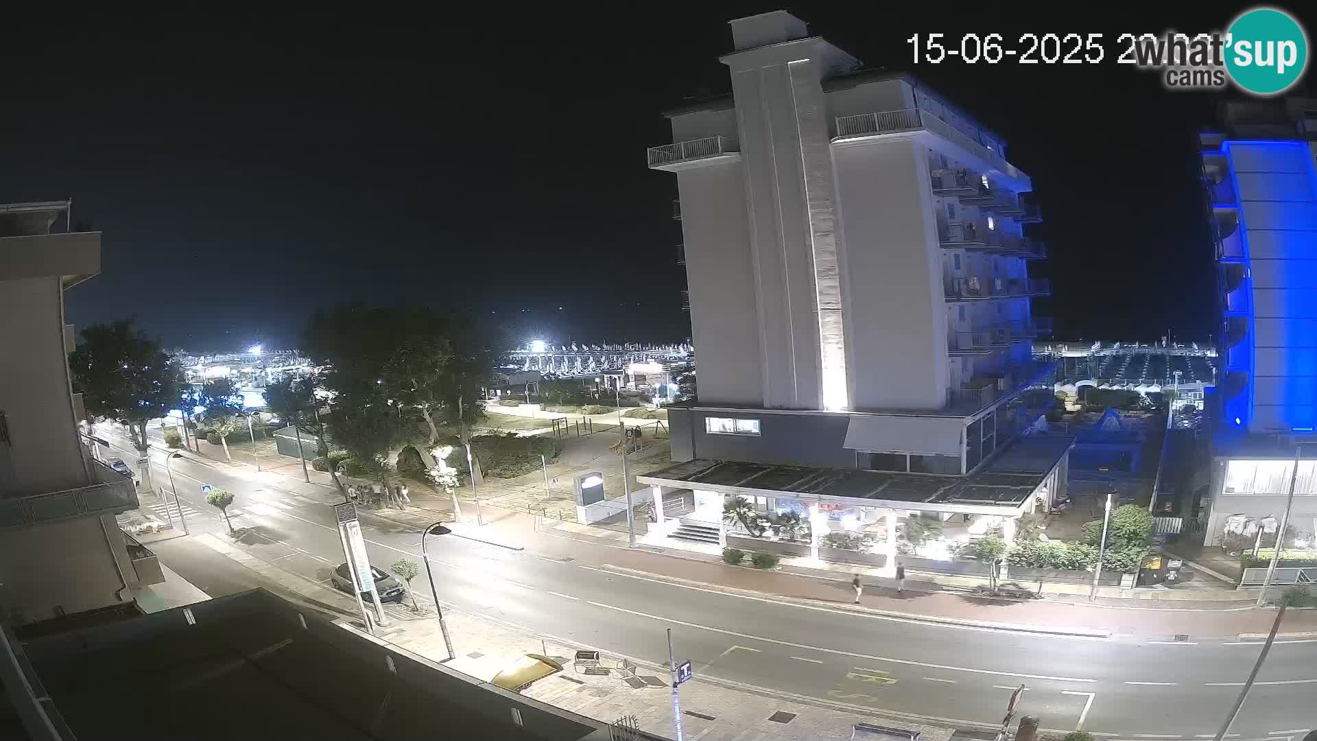Riccione Webcam Strand und Gärten La Malfa – Bagni Oreste Strand 115