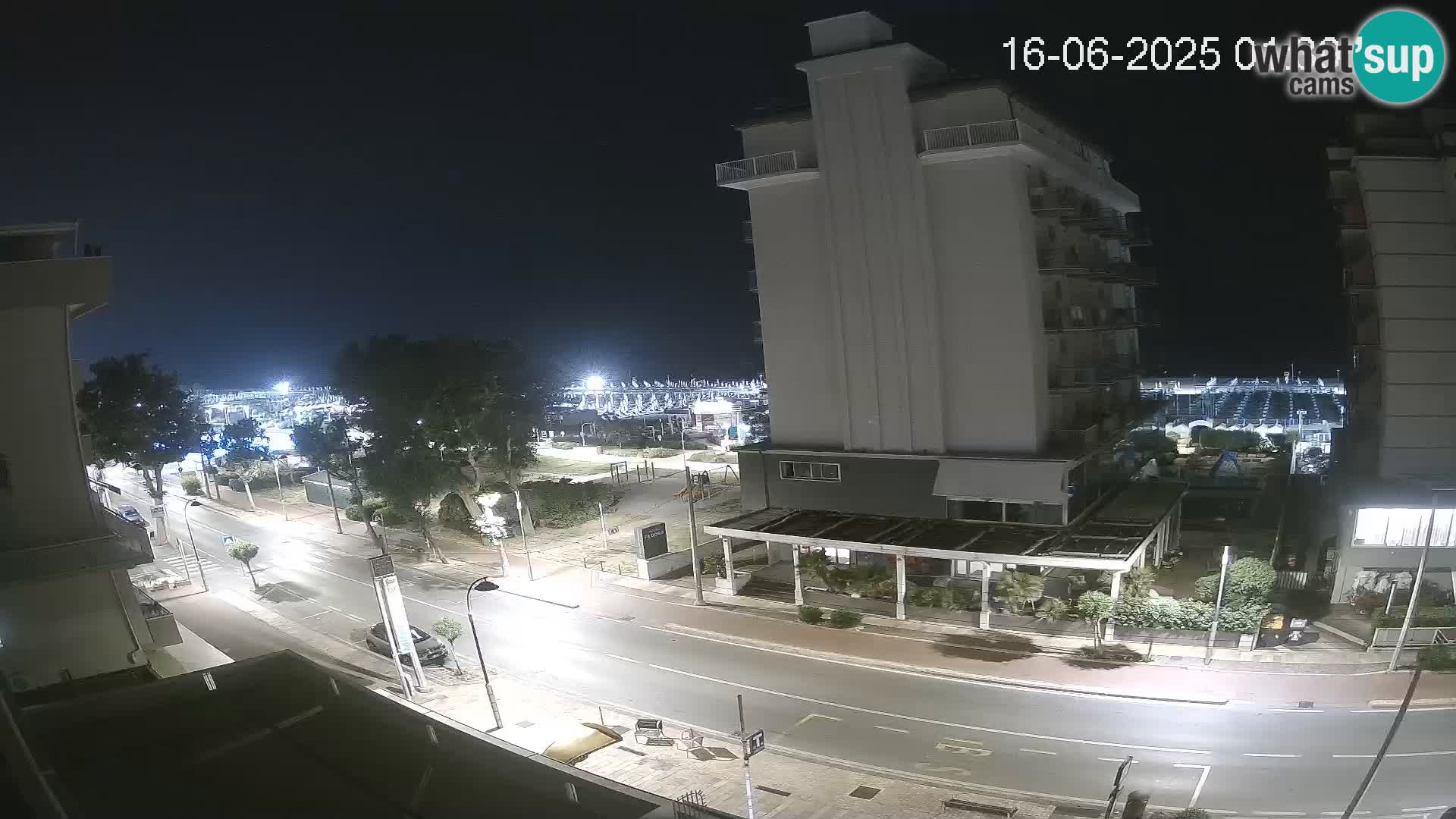 Riccione webcam spiaggia e giardini La Malfa – Bagni Oreste spiaggia 115
