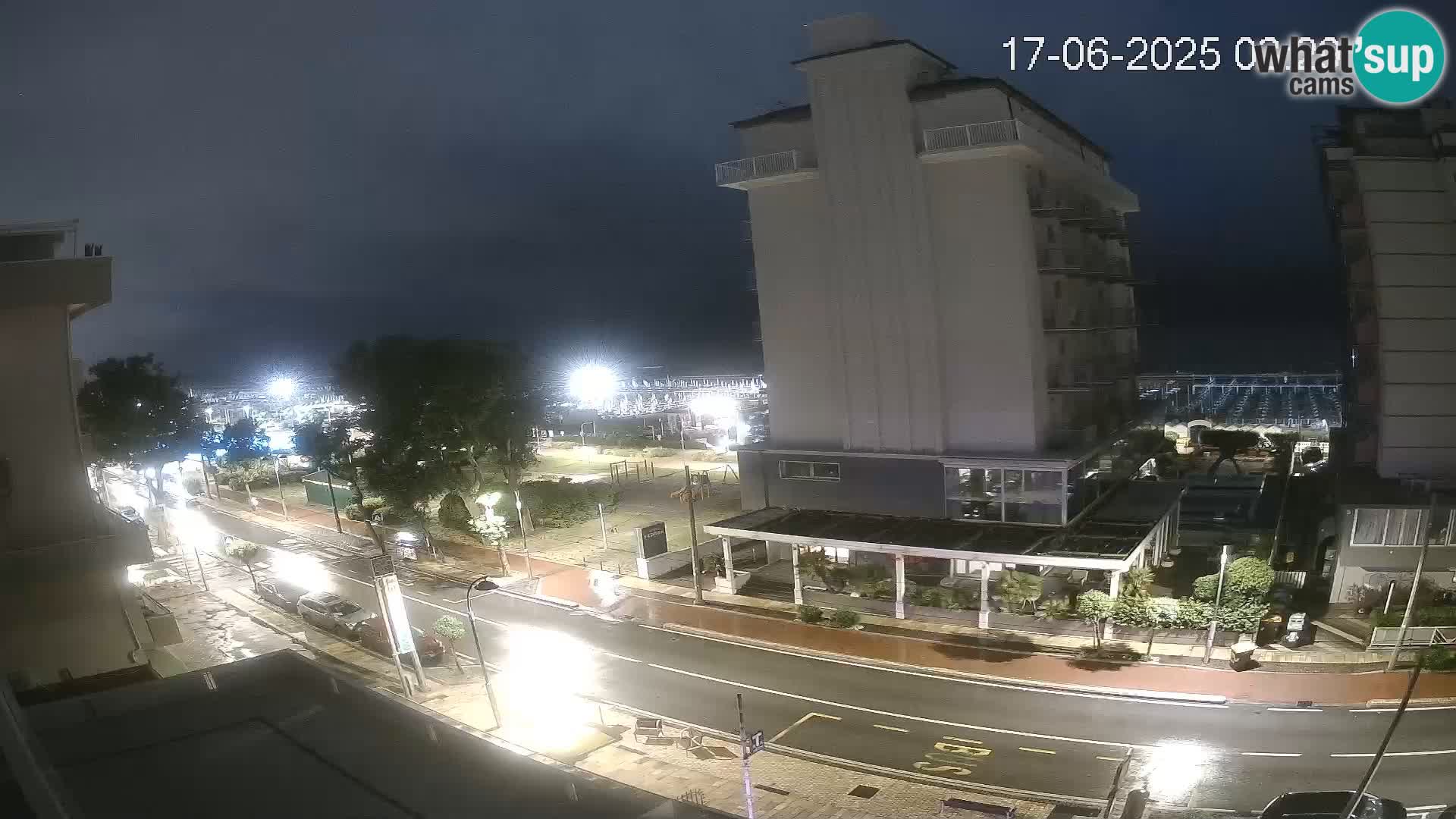 Riccione webcam playa y jardines La Malfa – Playa Bagni Oreste 115