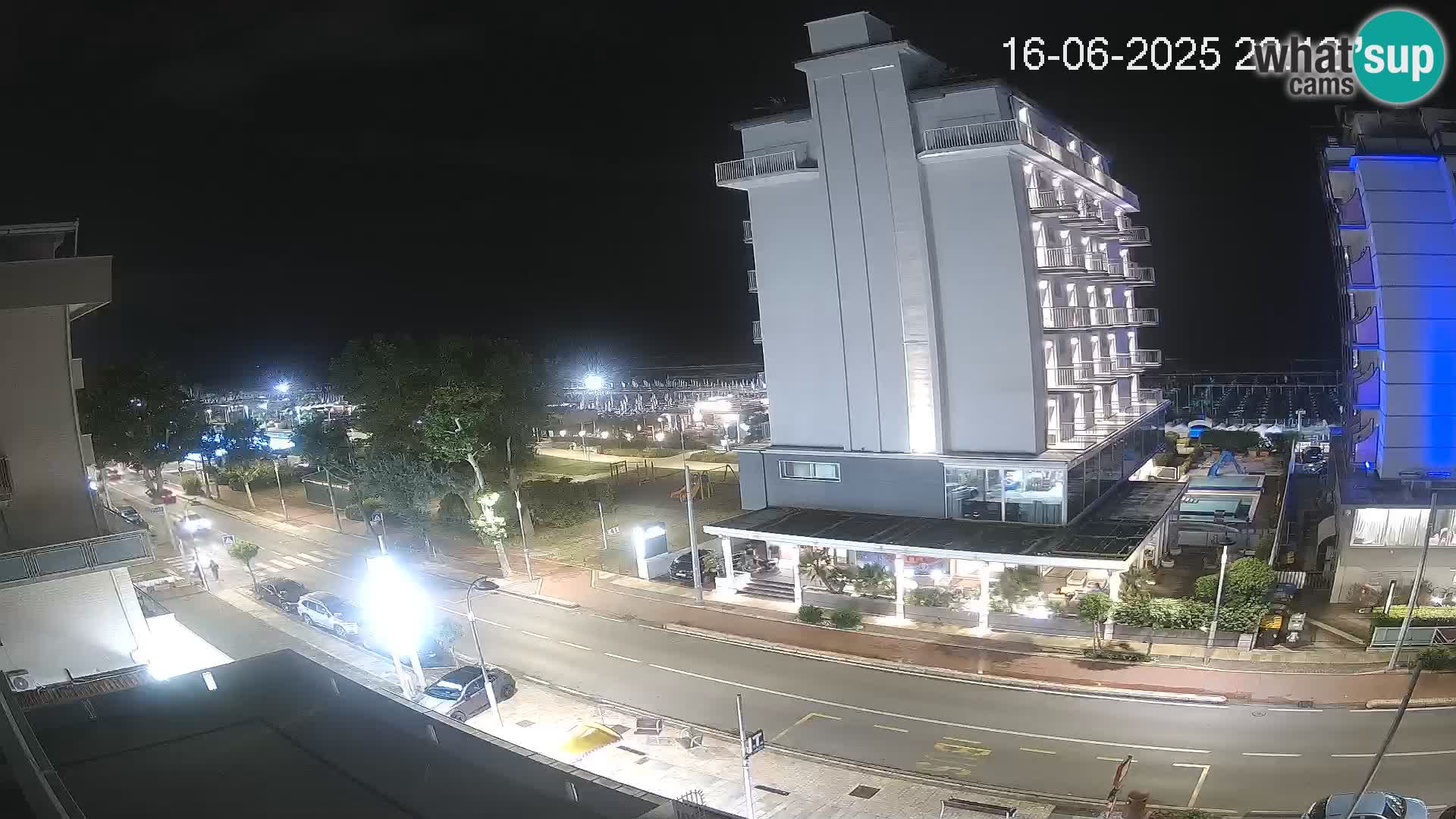 Riccione webcam spiaggia e giardini La Malfa – Bagni Oreste spiaggia 115