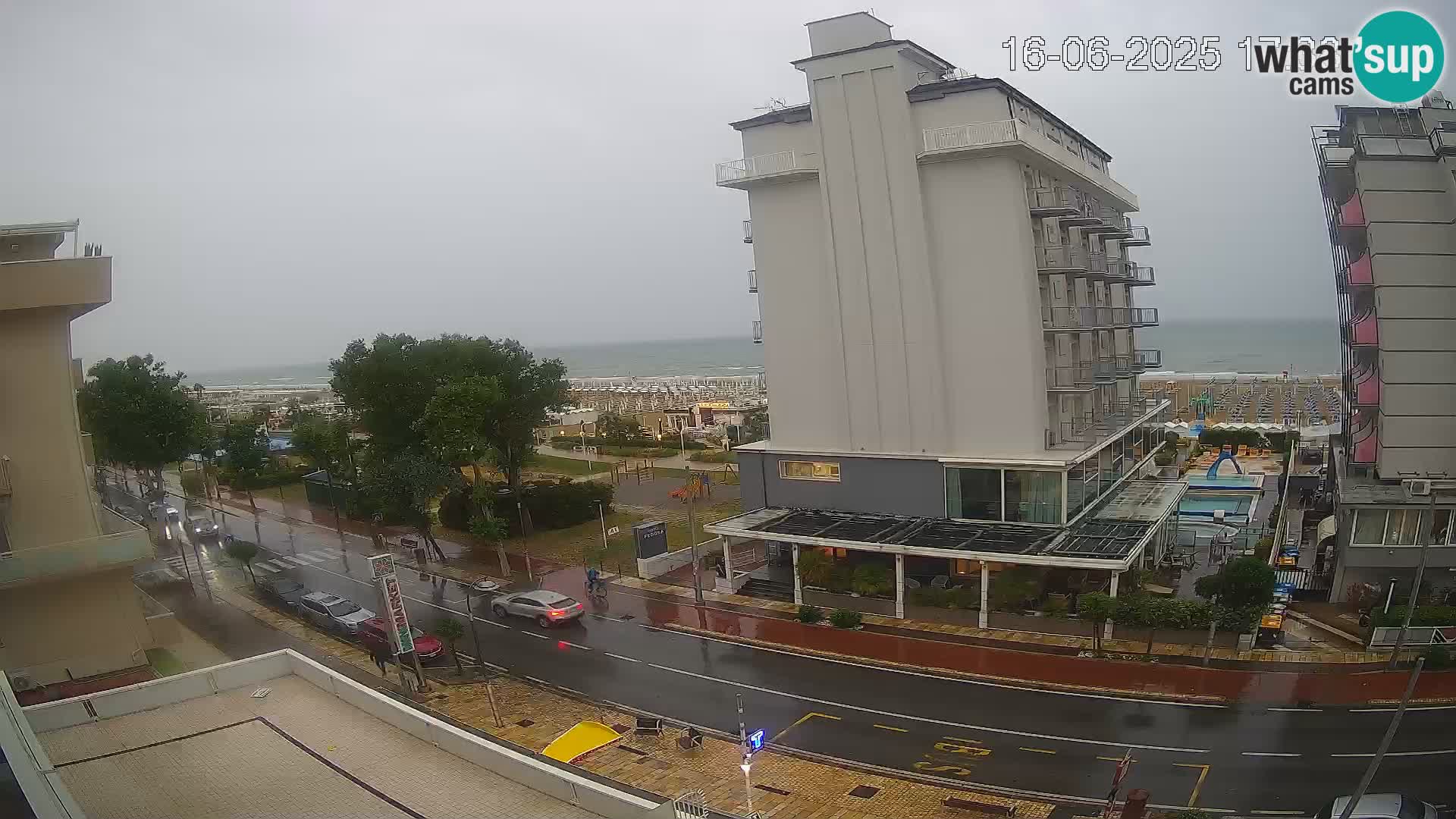 Riccione webcam playa y jardines La Malfa – Playa Bagni Oreste 115
