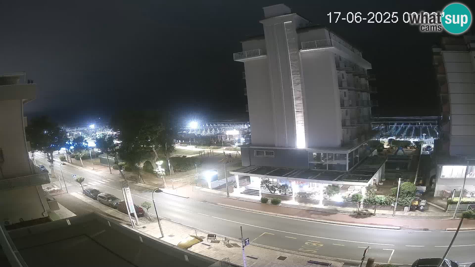 Riccione web kamera plaža i vrtovi La Malfa – plaža Bagni Oreste 115