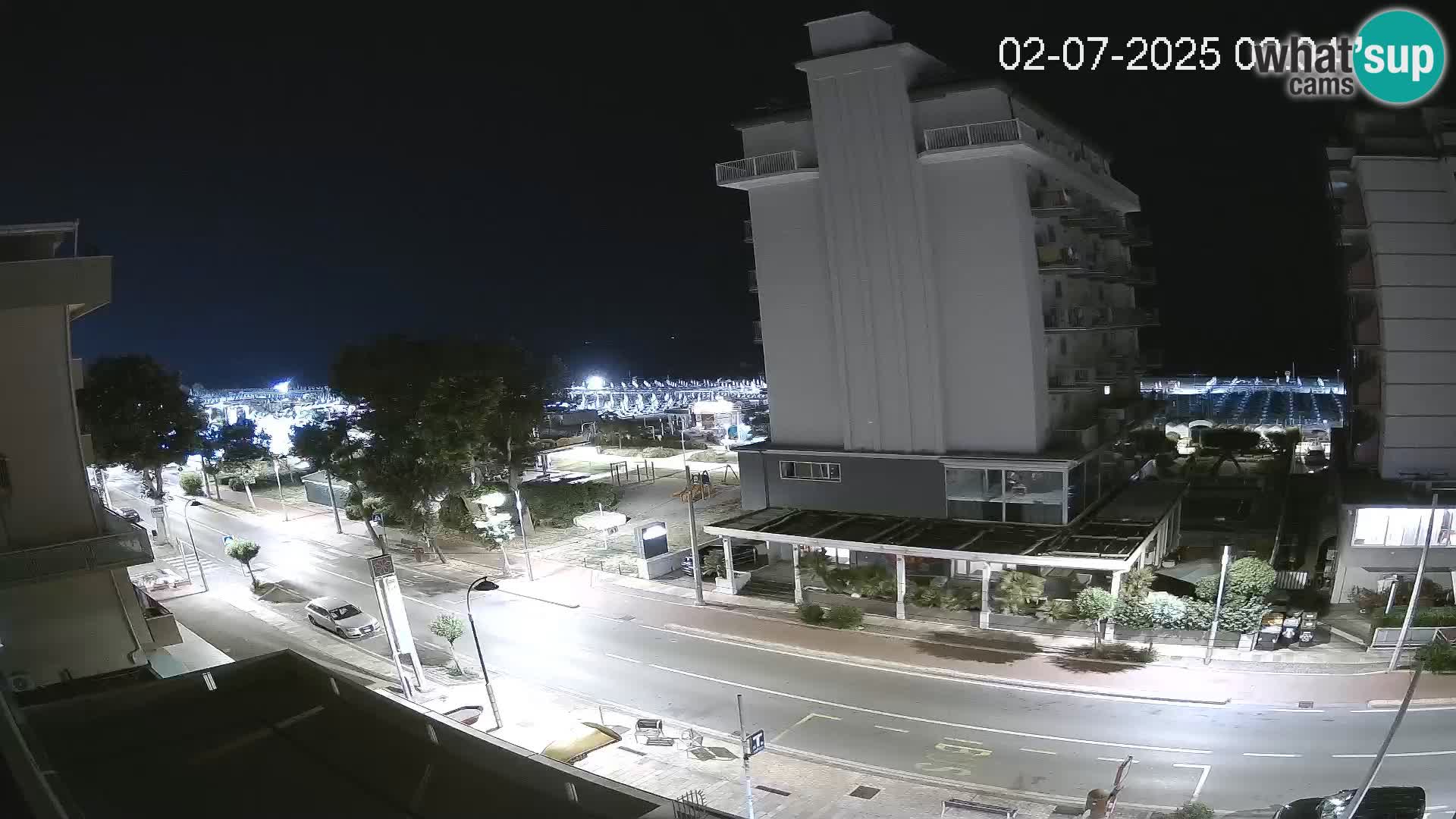 Riccione Webcam Strand und Gärten La Malfa – Bagni Oreste Strand 115