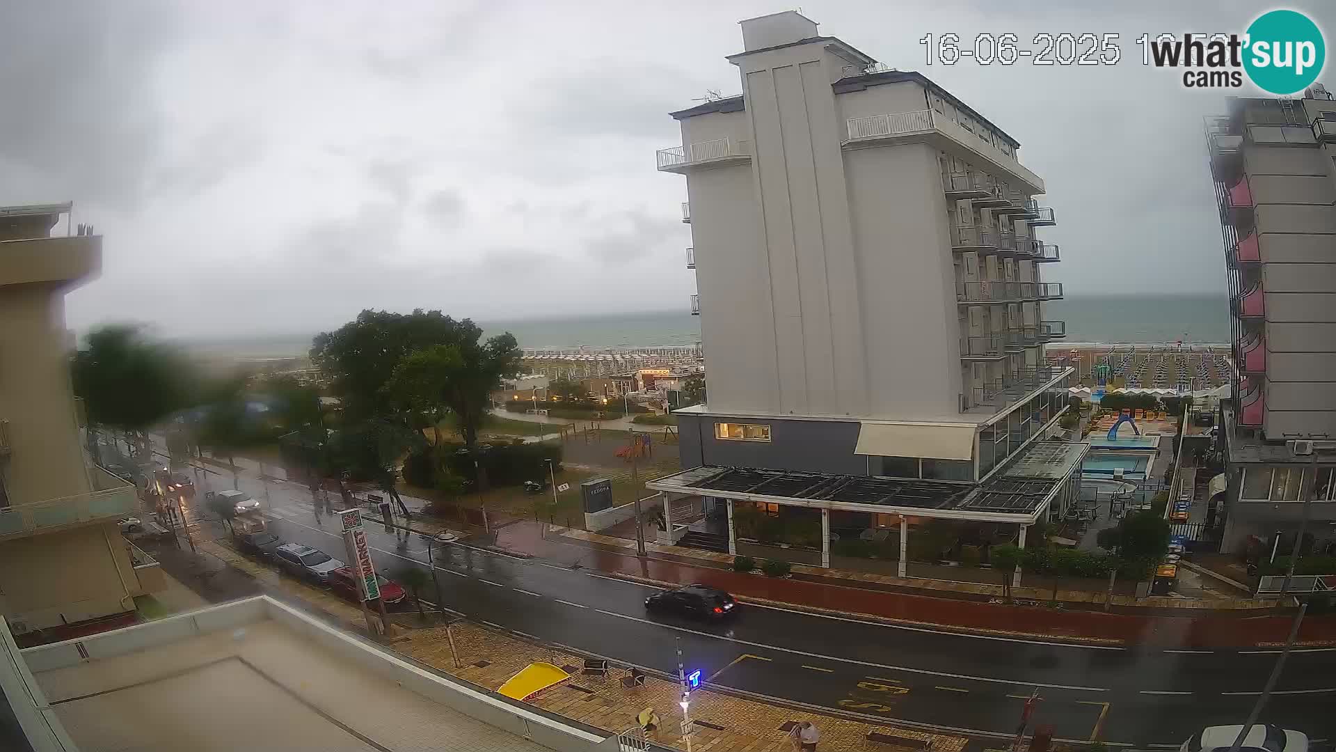 Riccione Webcam Strand und Gärten La Malfa – Bagni Oreste Strand 115