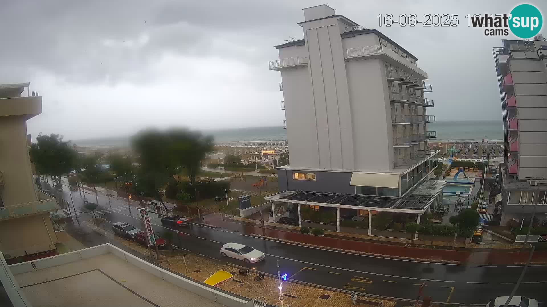 Riccione webcam playa y jardines La Malfa – Playa Bagni Oreste 115