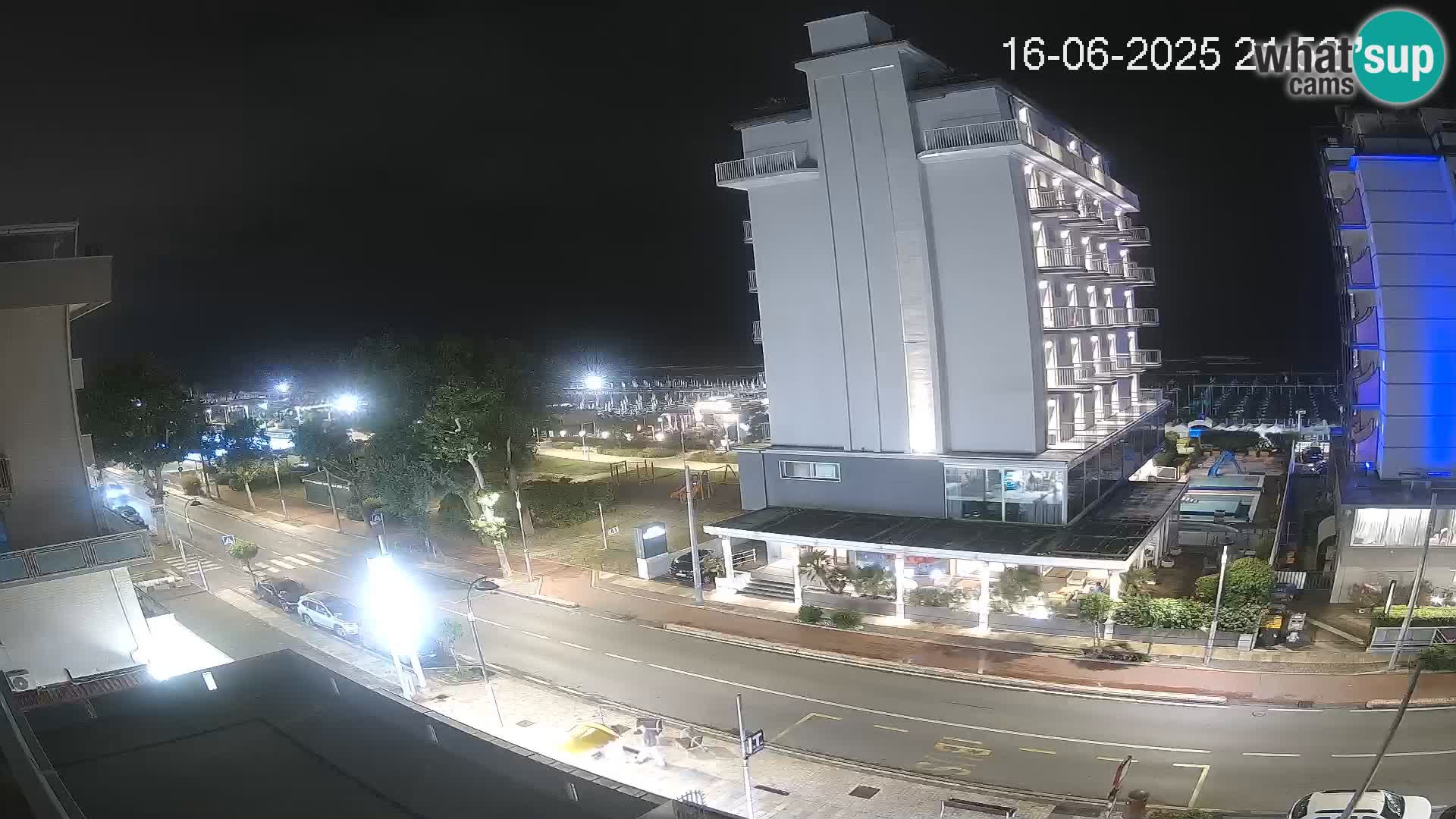 Riccione webcam spiaggia e giardini La Malfa – Bagni Oreste spiaggia 115