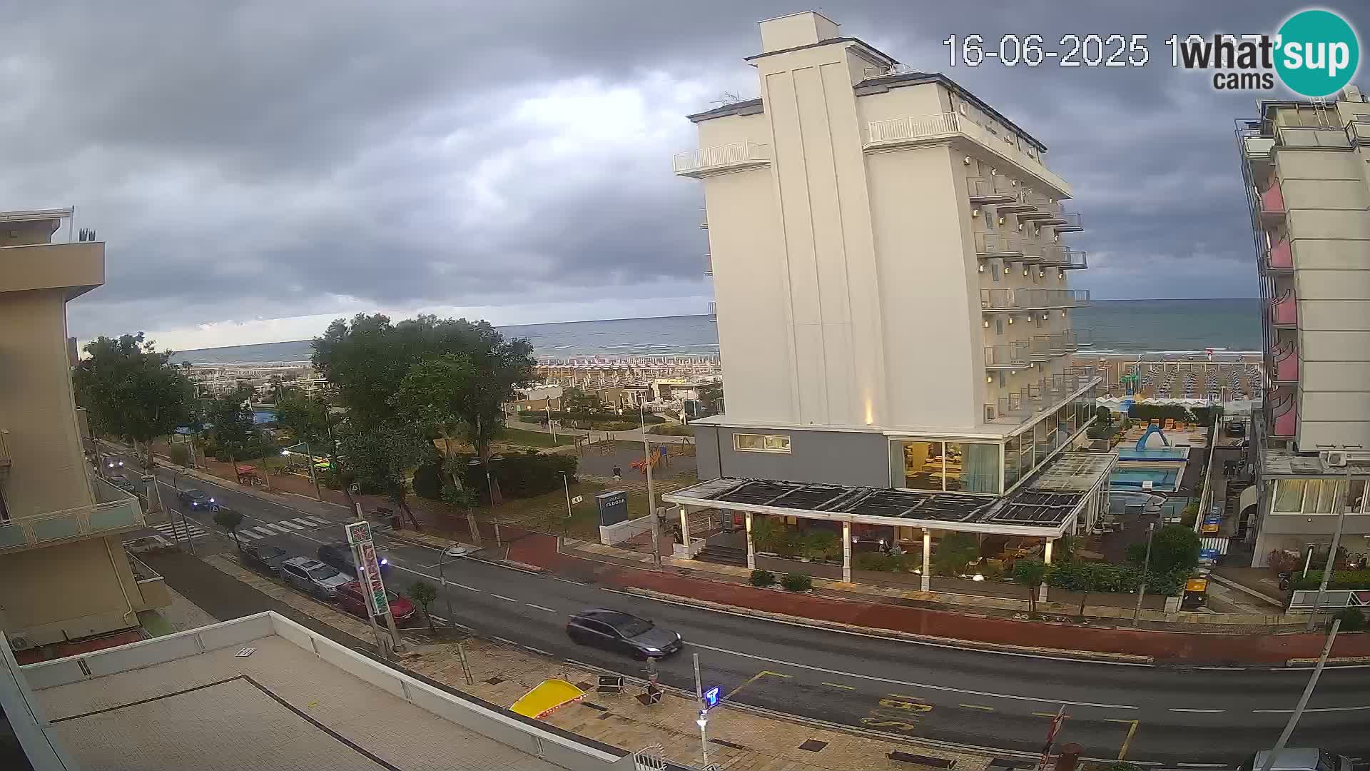 Riccione webcam spiaggia e giardini La Malfa – Bagni Oreste spiaggia 115