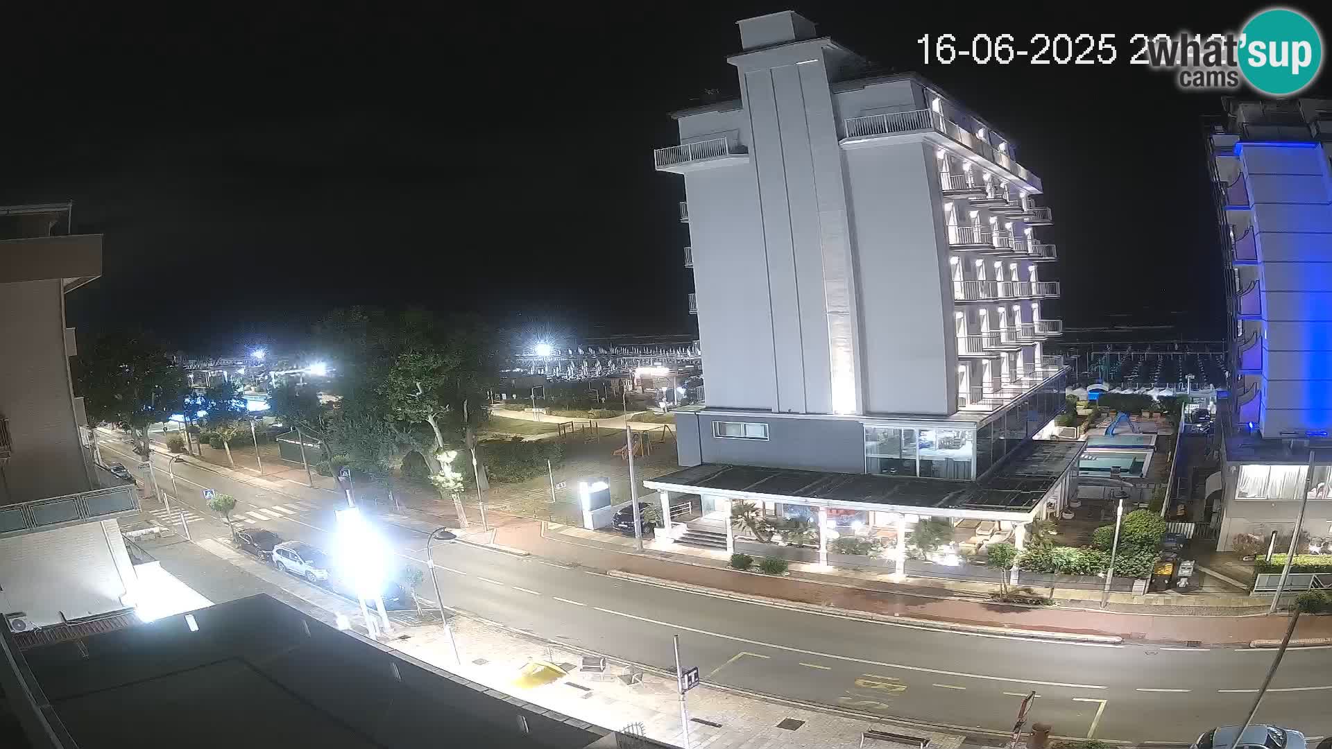 Riccione Webcam Strand und Gärten La Malfa – Bagni Oreste Strand 115