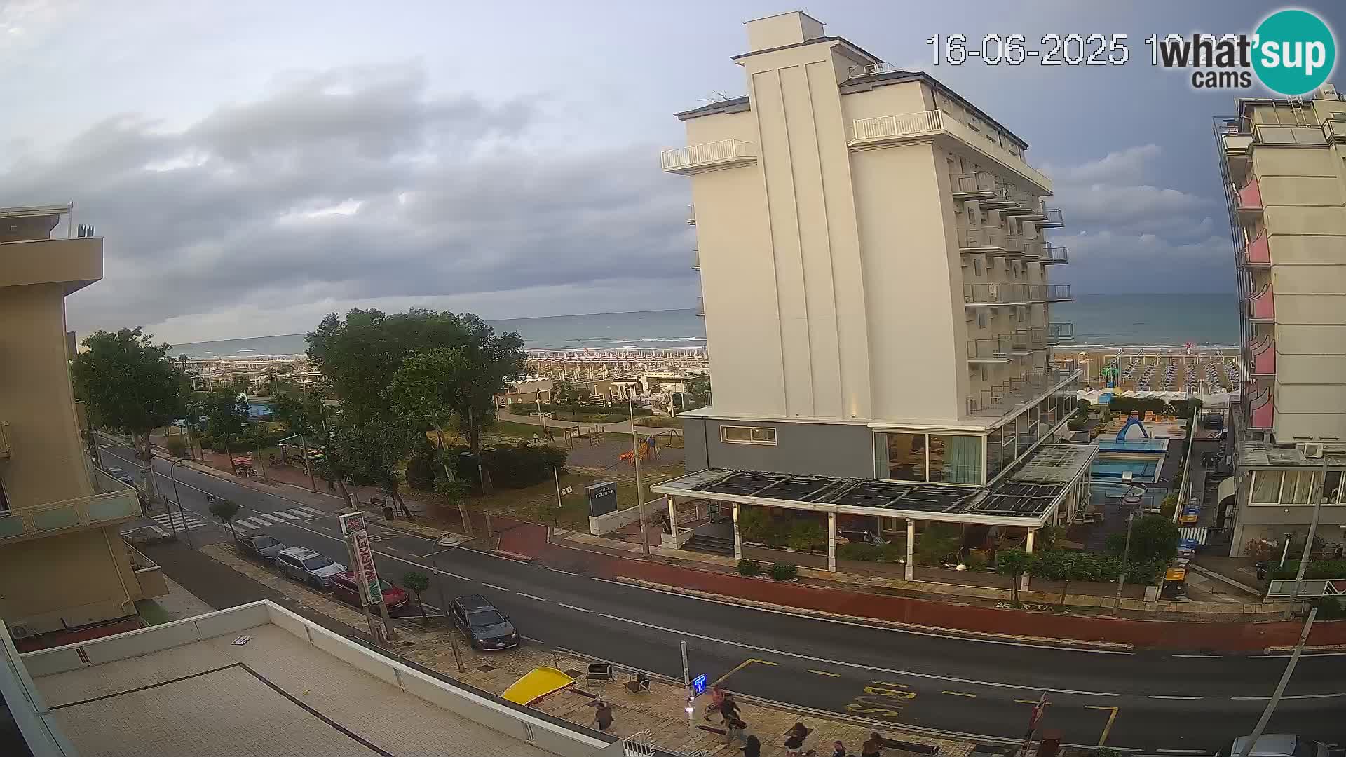 Riccione webcam spiaggia e giardini La Malfa – Bagni Oreste spiaggia 115