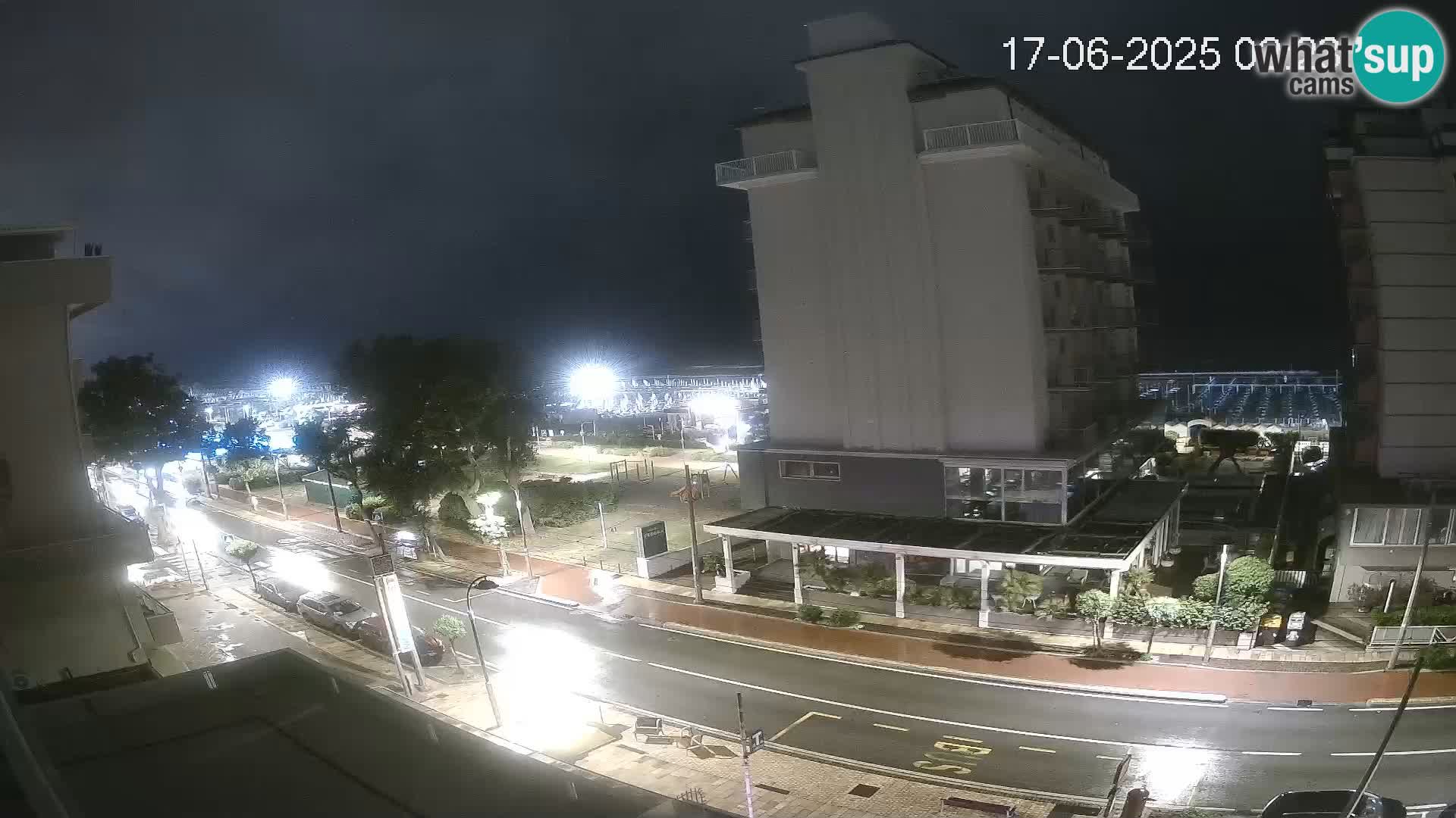 Riccione web kamera plaža i vrtovi La Malfa – plaža Bagni Oreste 115