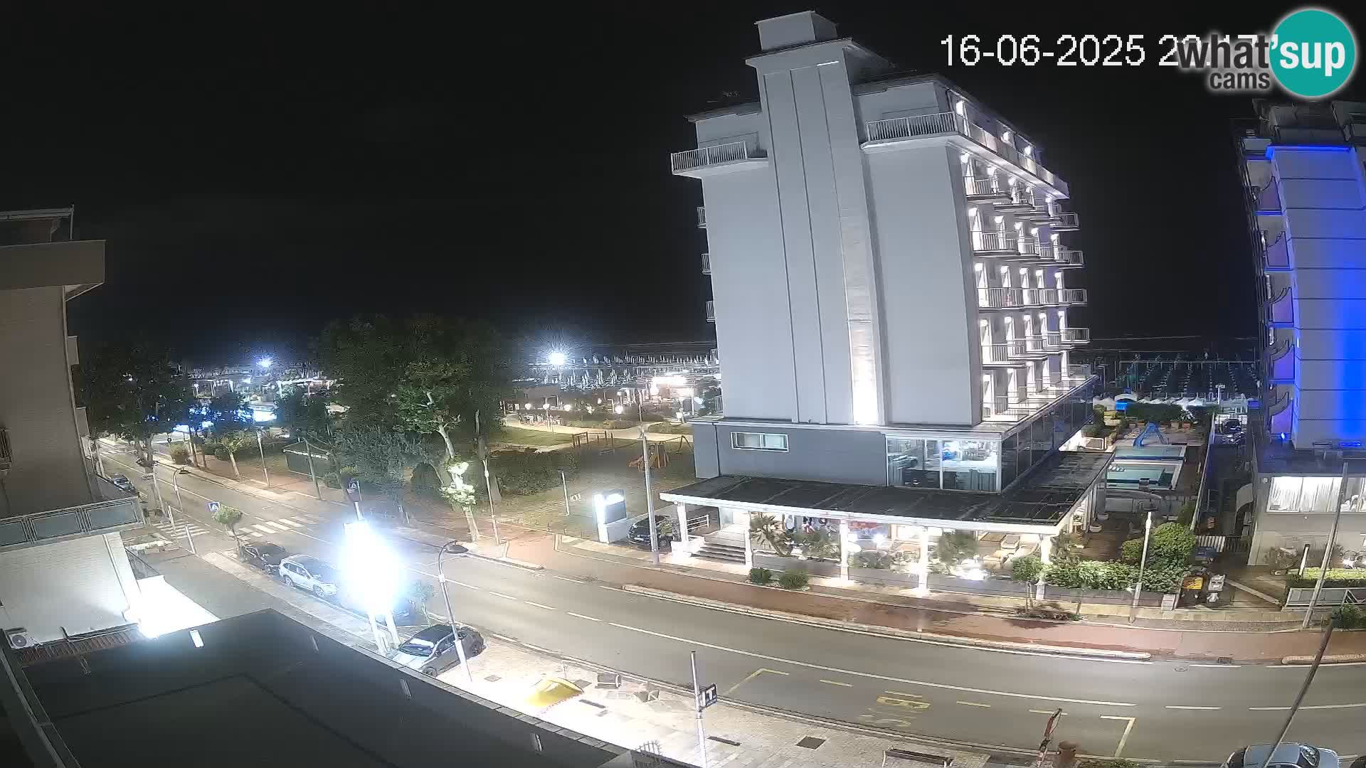 Riccione Webcam Strand und Gärten La Malfa – Bagni Oreste Strand 115