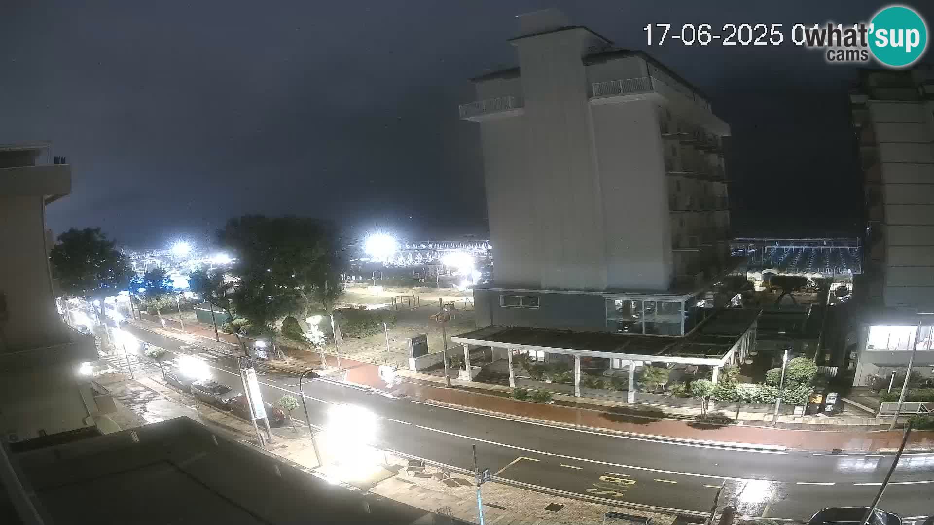 Riccione webcam plage et jardins La Malfa – Bagni Oreste plage 115