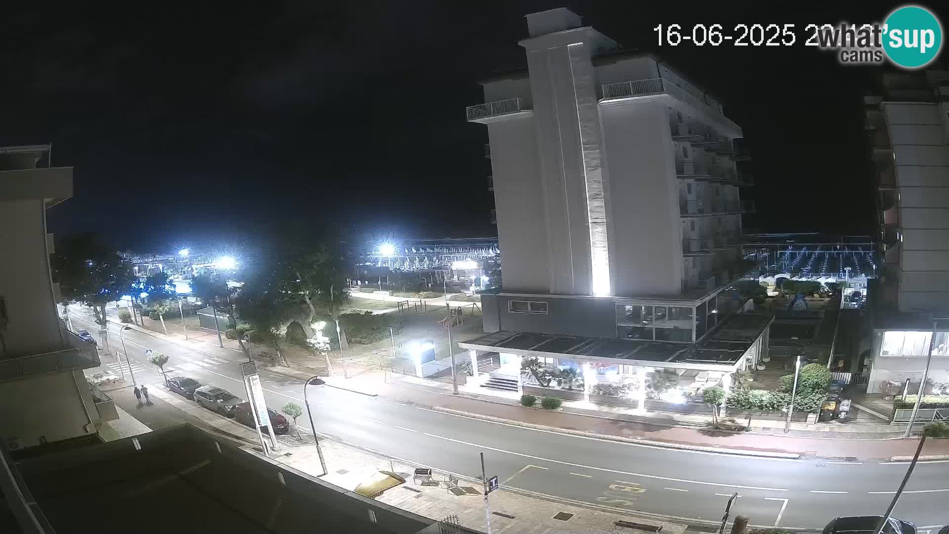 Plaža s spletno kamero Riccione in vrtovi La Malfa – plaža Bagni Oreste 115