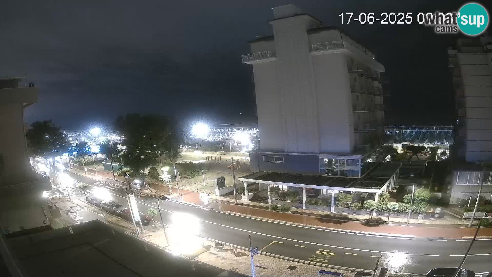 Riccione web kamera plaža i vrtovi La Malfa – plaža Bagni Oreste 115