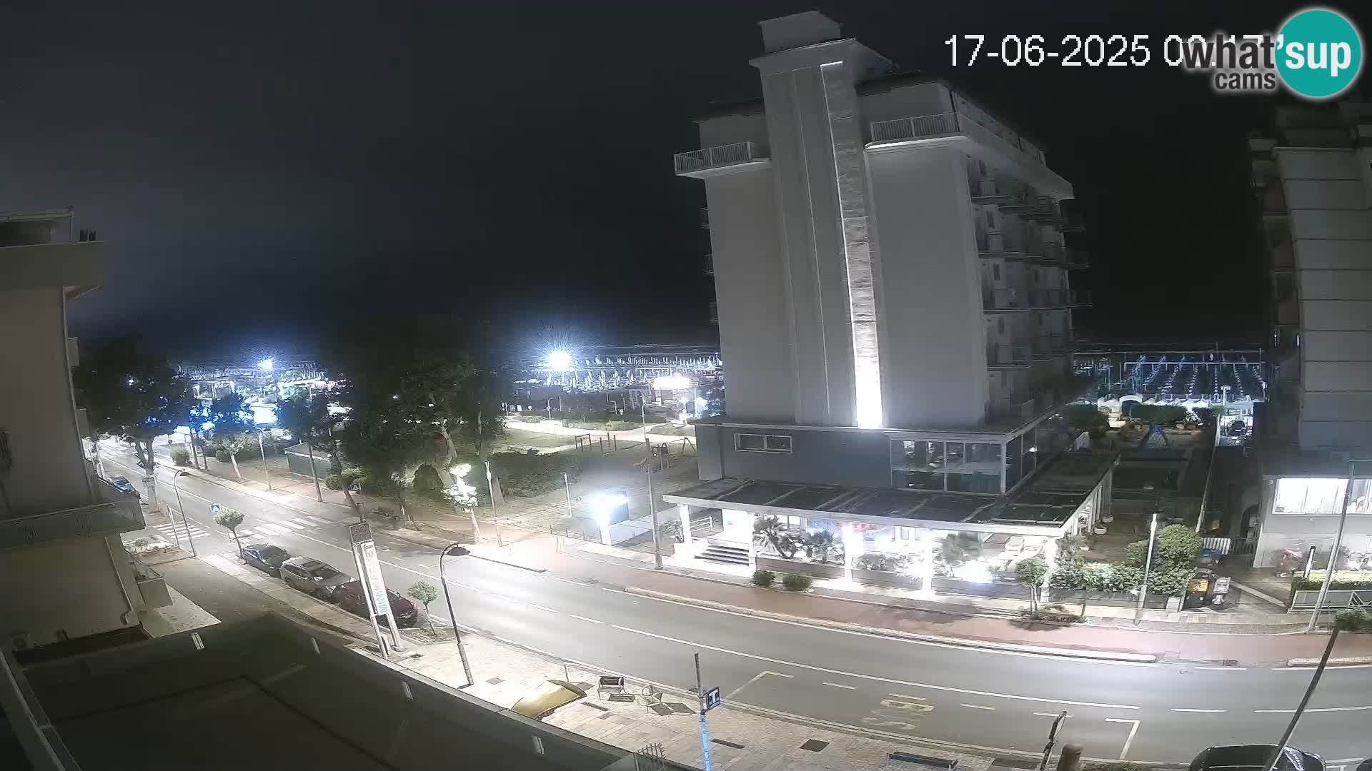 Riccione webcam spiaggia e giardini La Malfa – Bagni Oreste spiaggia 115