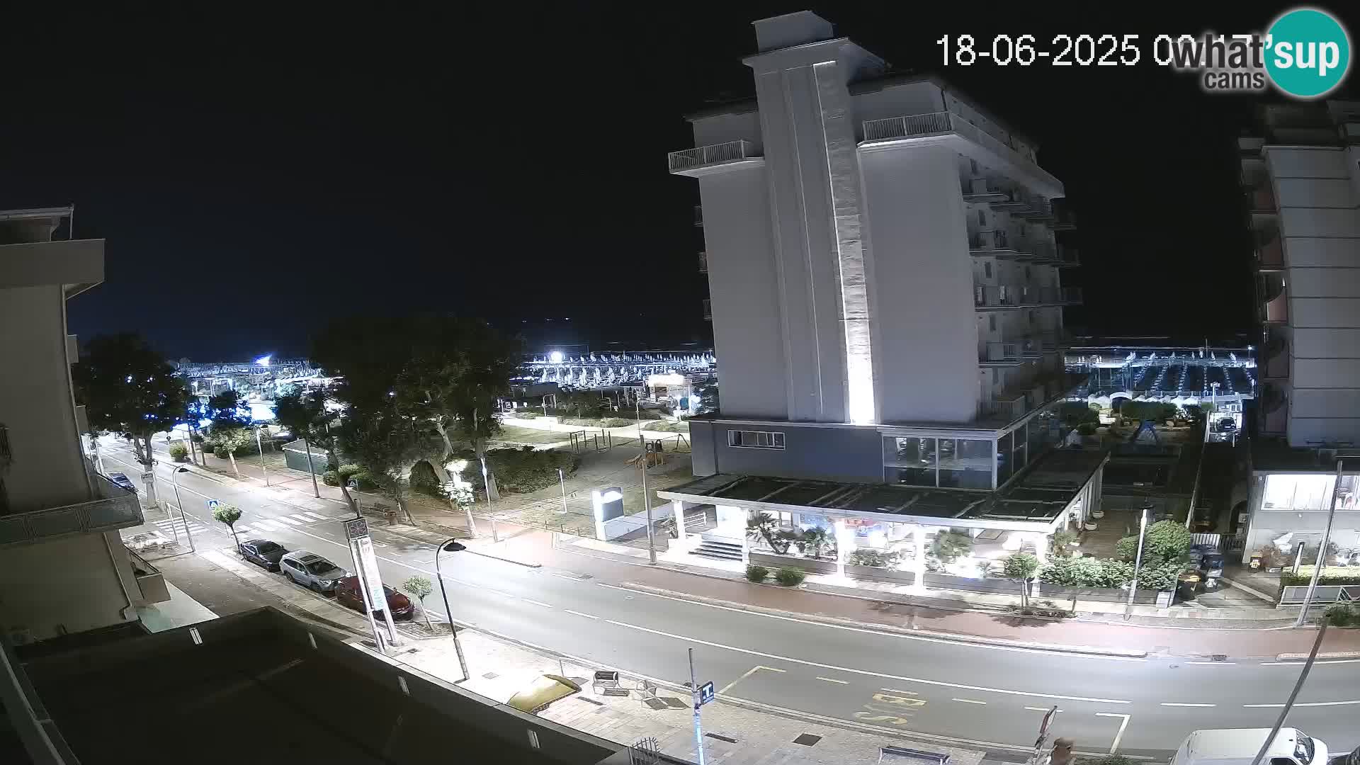 Riccione Webcam Strand und Gärten La Malfa – Bagni Oreste Strand 115