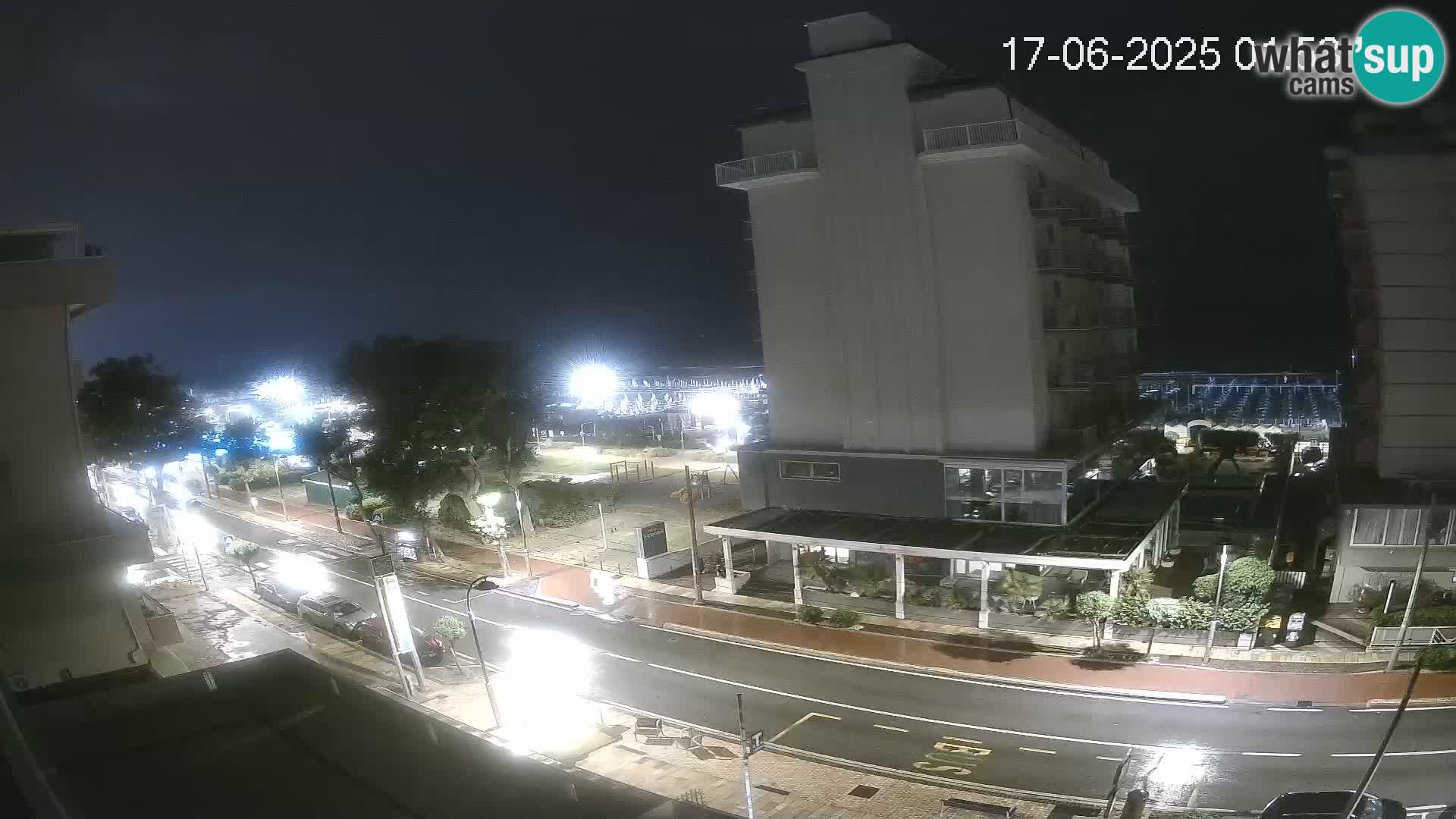 Riccione webcam plage et jardins La Malfa – Bagni Oreste plage 115