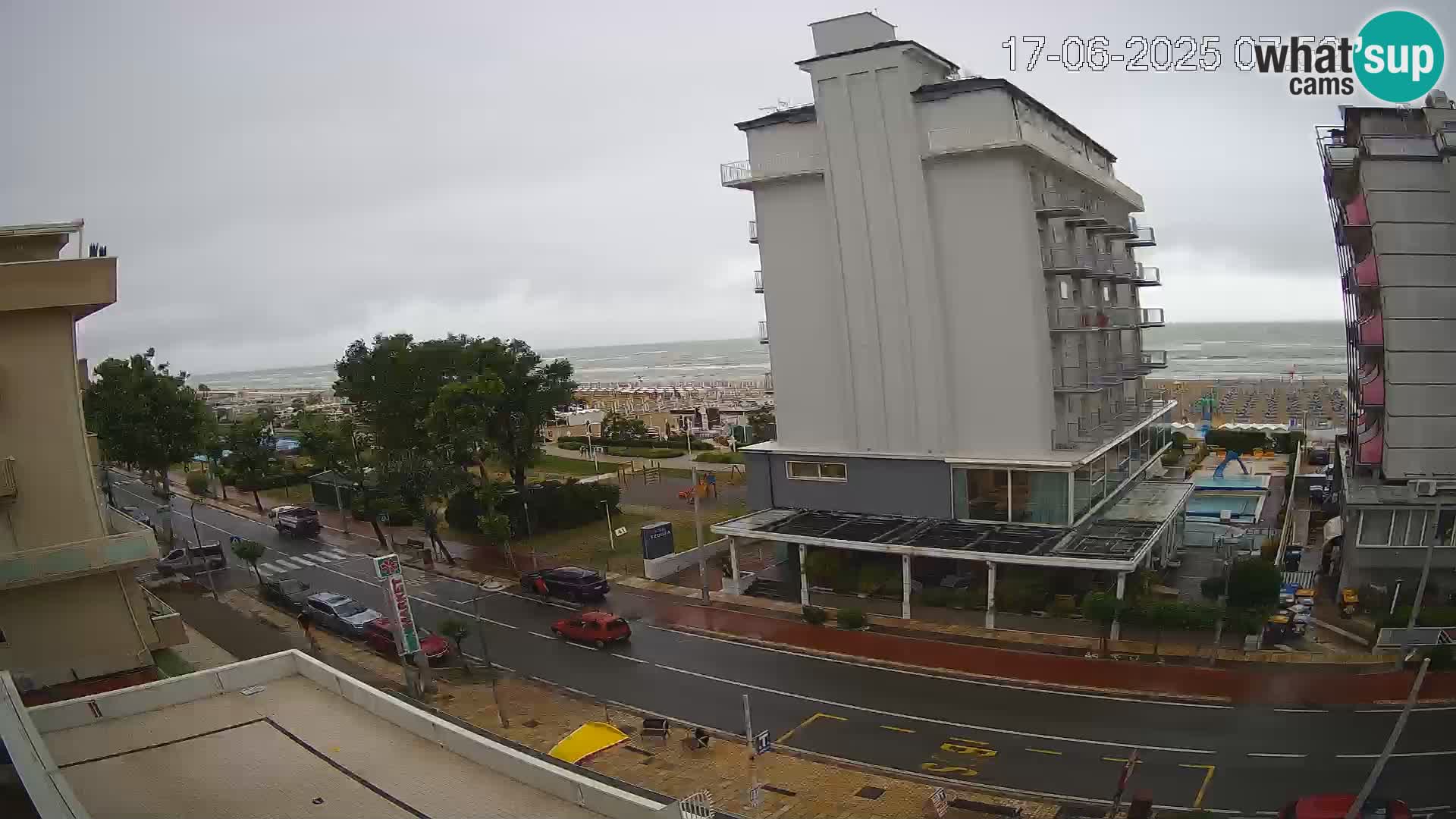 Riccione Webcam Strand und Gärten La Malfa – Bagni Oreste Strand 115