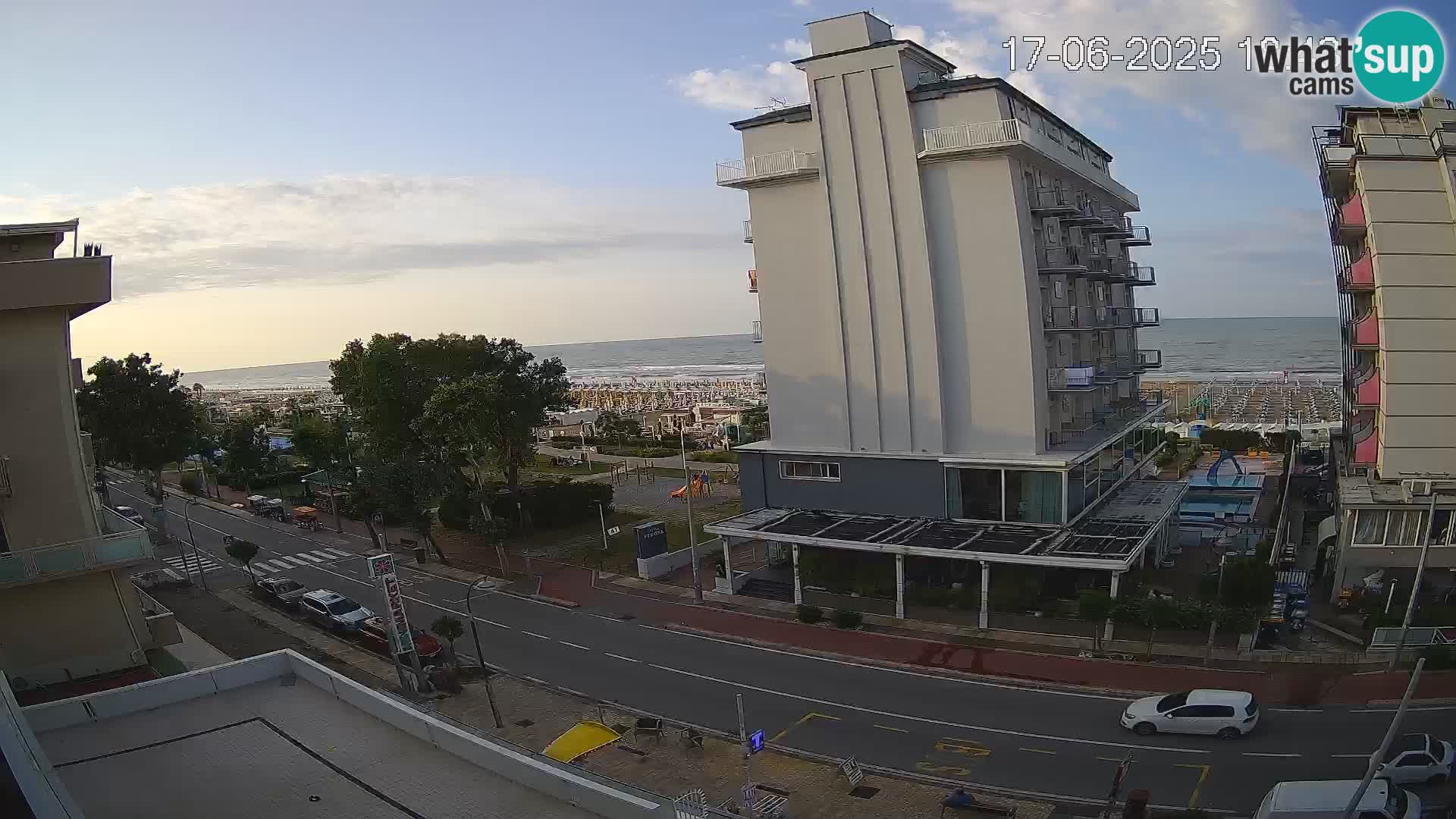 Riccione livecam beach and La Malfa gardens – Bagni Oreste spiaggia 115