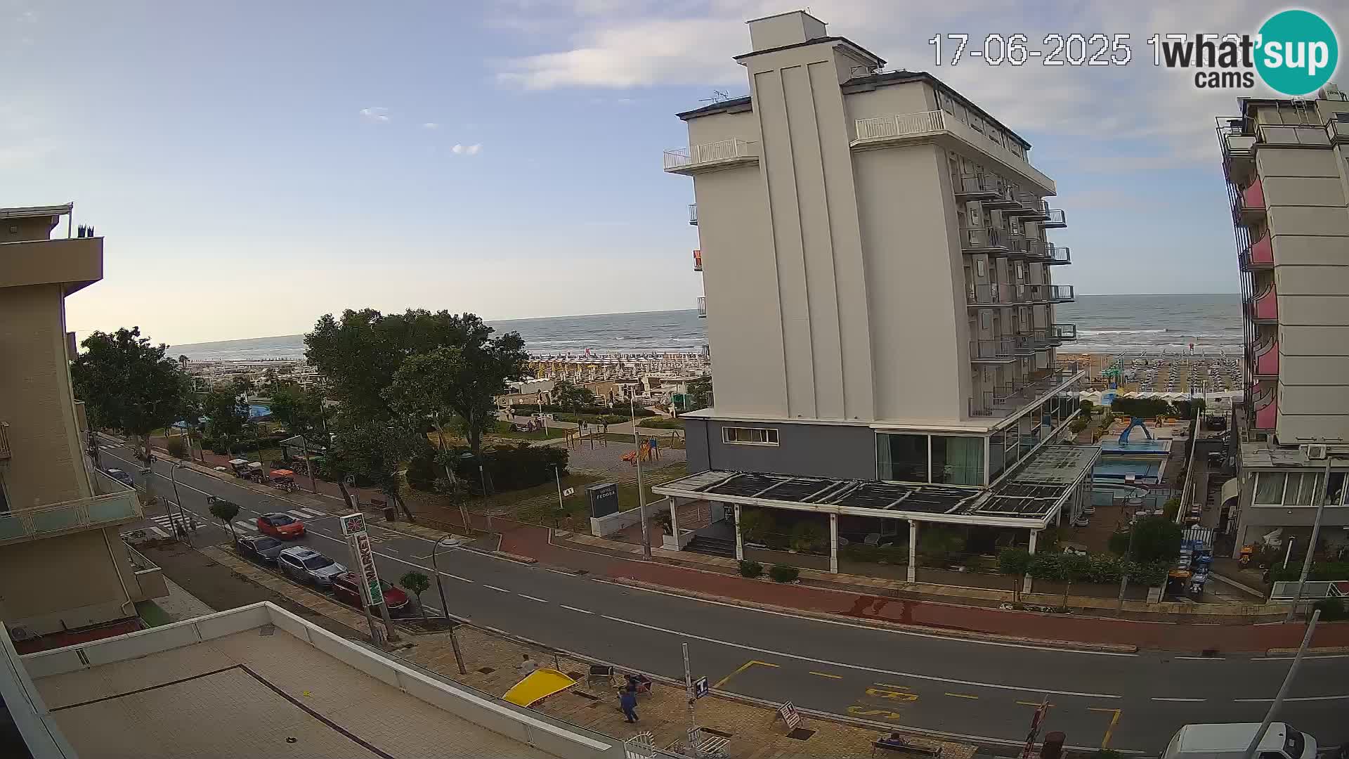 Riccione livecam beach and La Malfa gardens – Bagni Oreste spiaggia 115