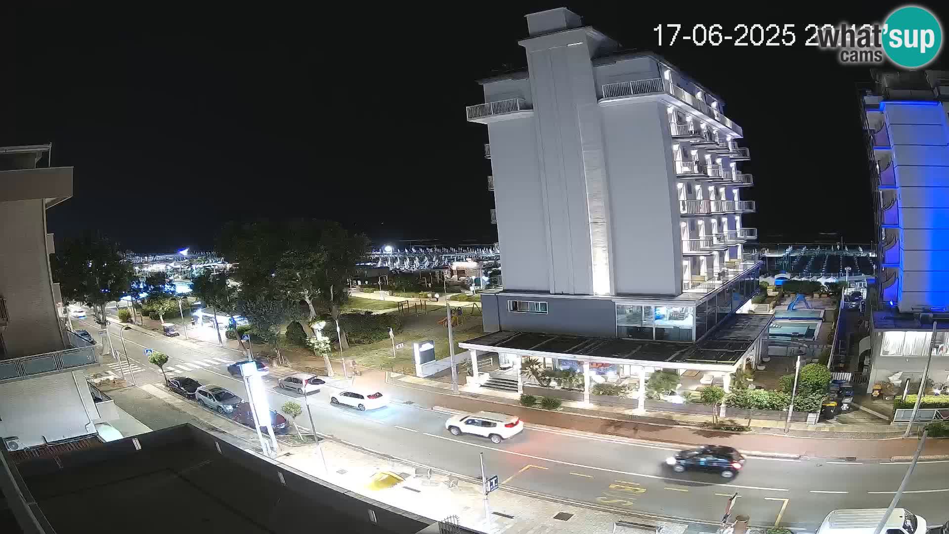 Riccione Webcam Strand und Gärten La Malfa – Bagni Oreste Strand 115