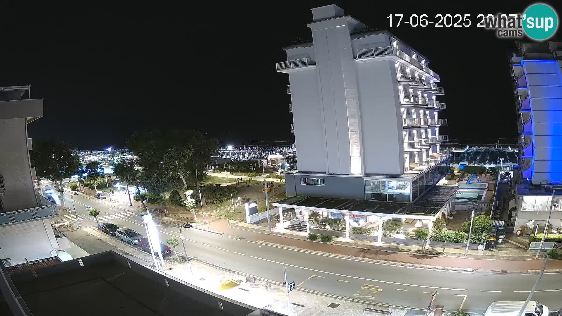 Riccione Webcam Strand und Gärten La Malfa – Bagni Oreste Strand 115