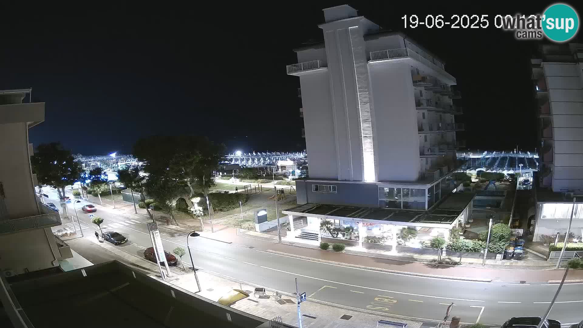 Riccione webcam spiaggia e giardini La Malfa – Bagni Oreste spiaggia 115