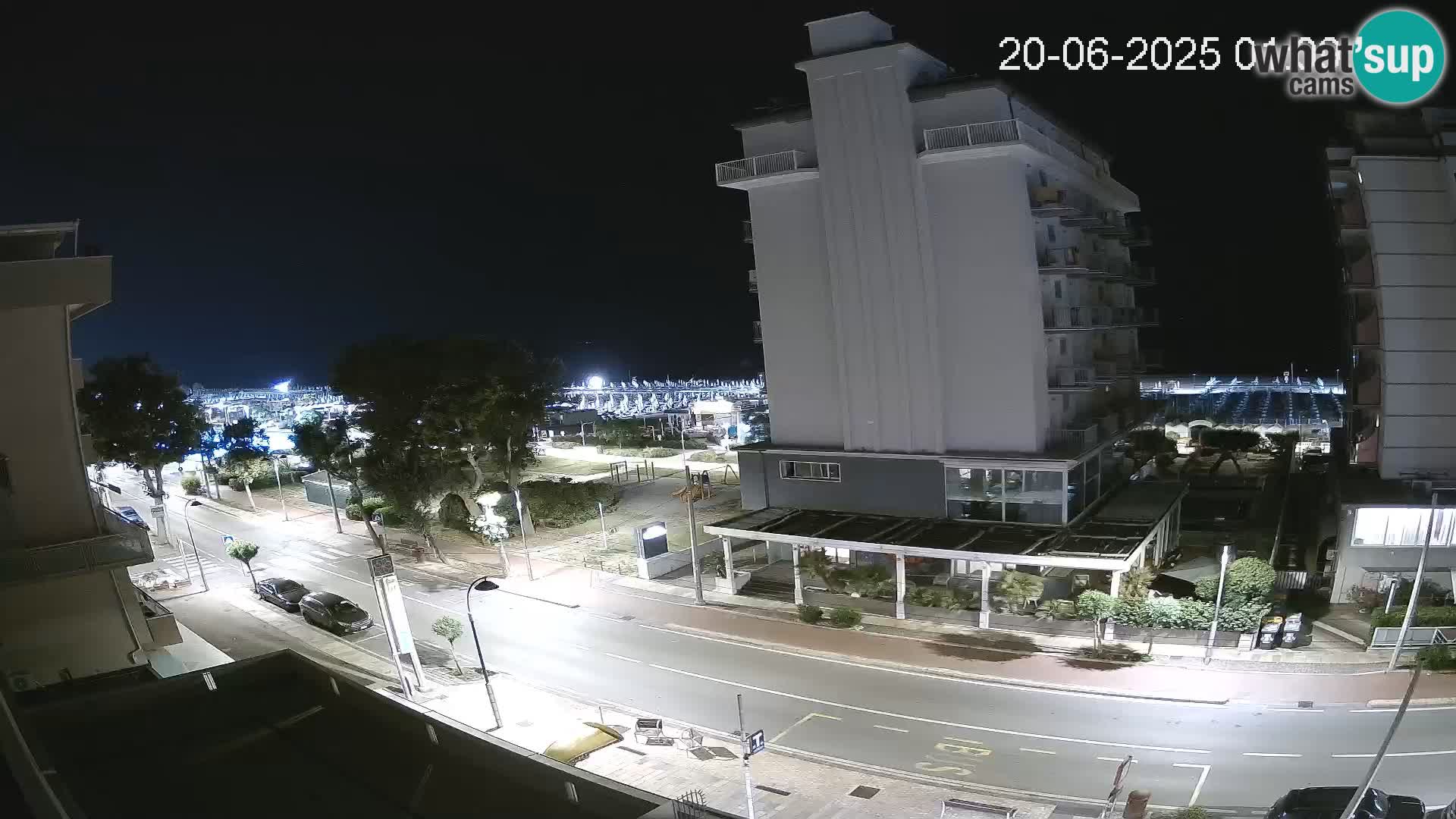 Riccione webcam spiaggia e giardini La Malfa – Bagni Oreste spiaggia 115
