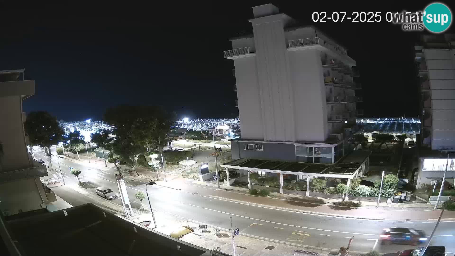 Riccione Webcam Strand und Gärten La Malfa – Bagni Oreste Strand 115