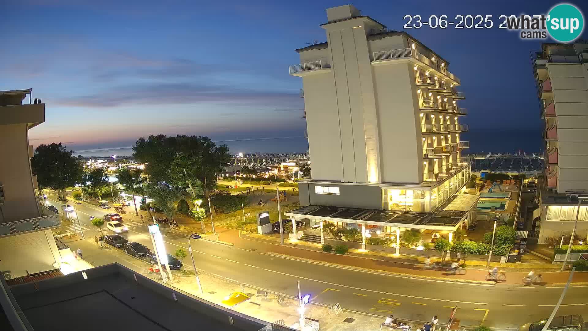 Riccione livecam beach and La Malfa gardens – Bagni Oreste spiaggia 115