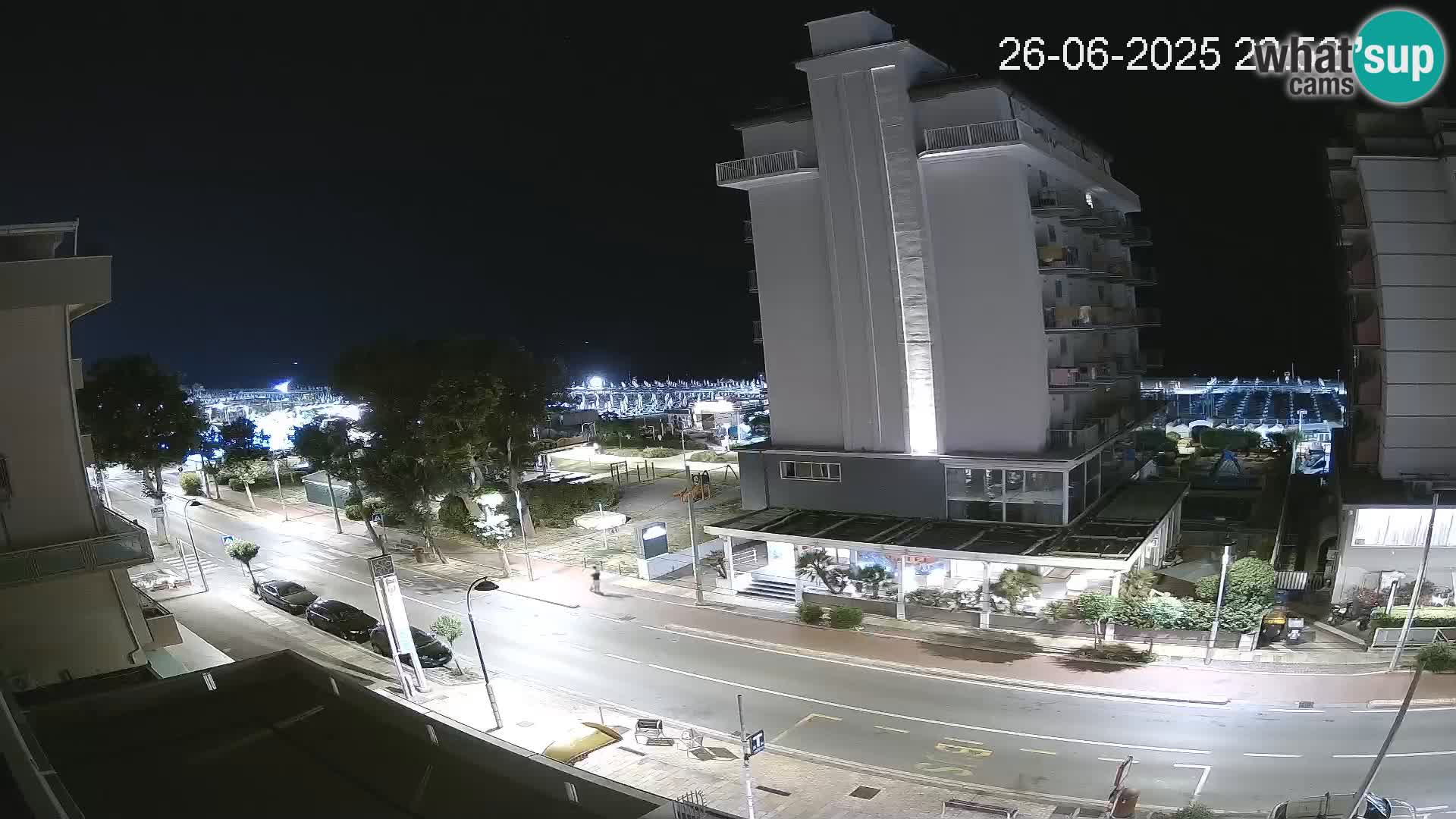Riccione Webcam Strand und Gärten La Malfa – Bagni Oreste Strand 115