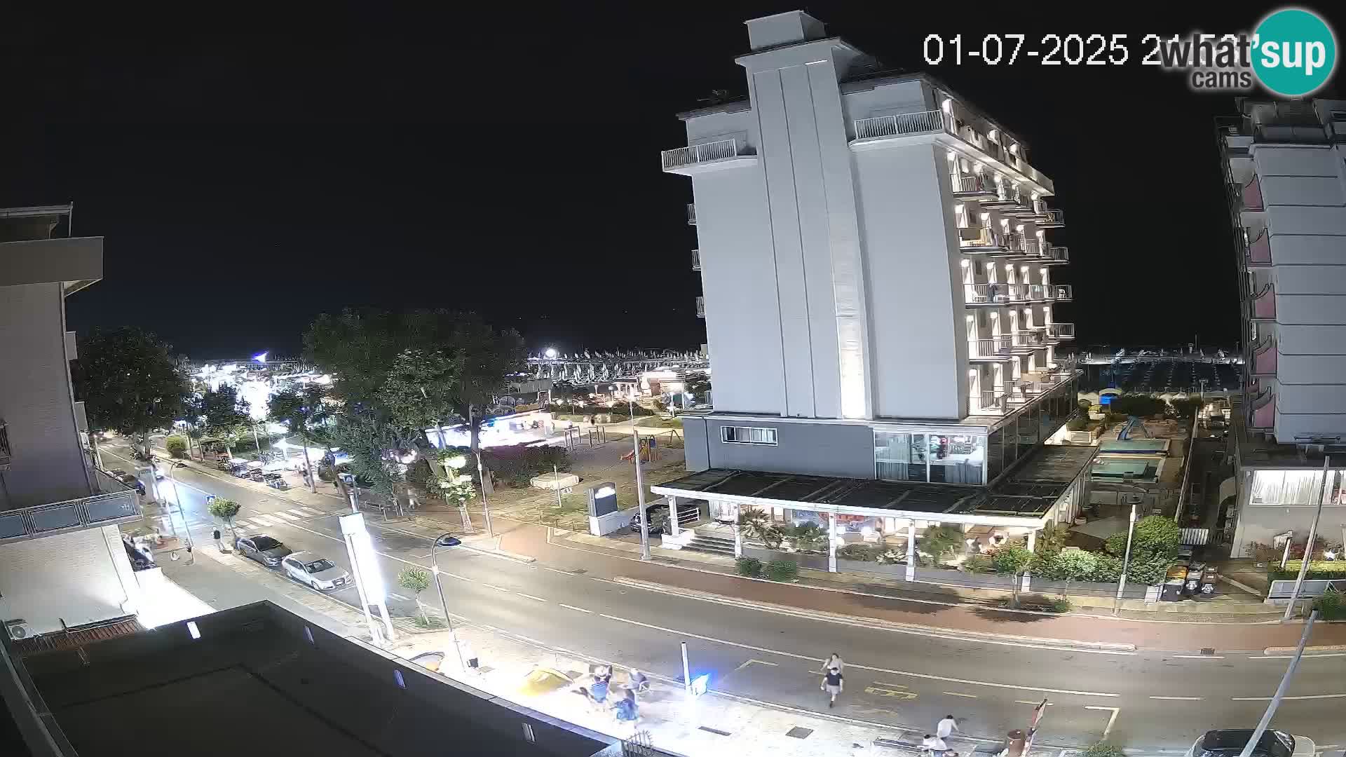 Riccione webcam spiaggia e giardini La Malfa – Bagni Oreste spiaggia 115