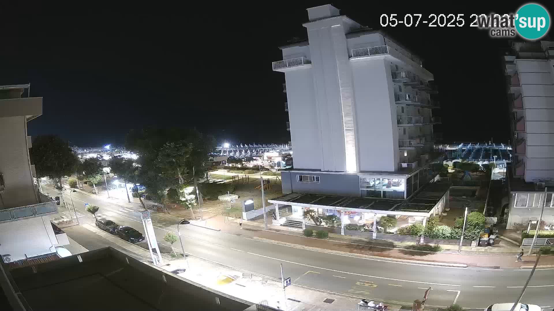 Riccione webcam spiaggia e giardini La Malfa – Bagni Oreste spiaggia 115
