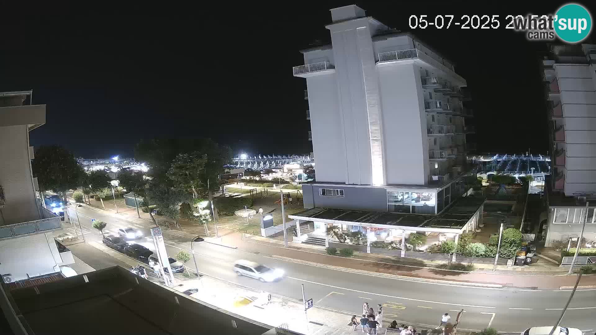 Riccione webcam spiaggia e giardini La Malfa – Bagni Oreste spiaggia 115
