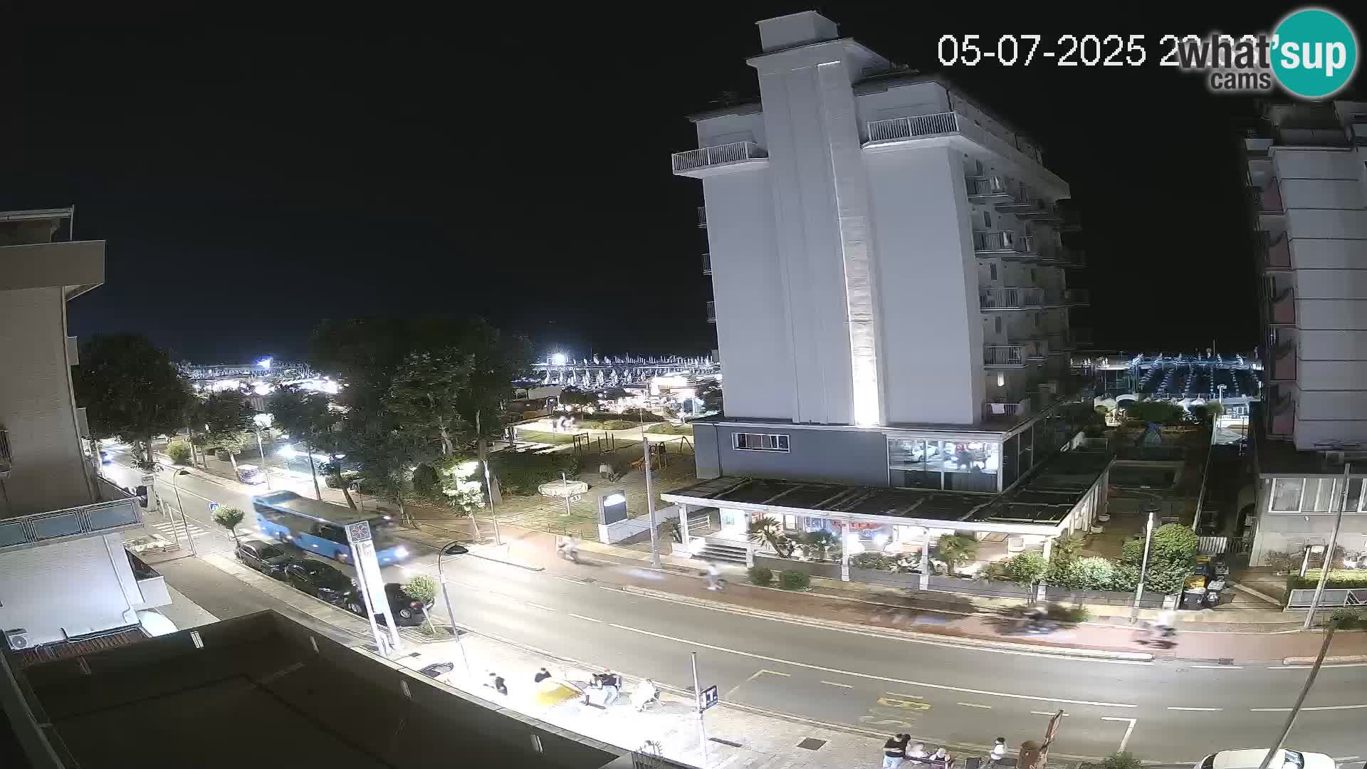 Riccione Webcam Strand und Gärten La Malfa – Bagni Oreste Strand 115