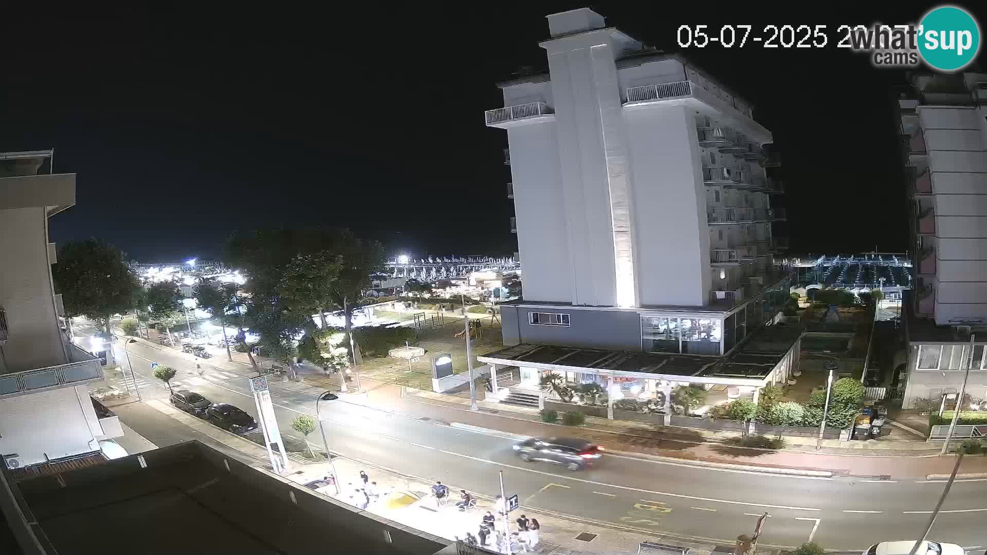 Riccione Webcam Strand und Gärten La Malfa – Bagni Oreste Strand 115