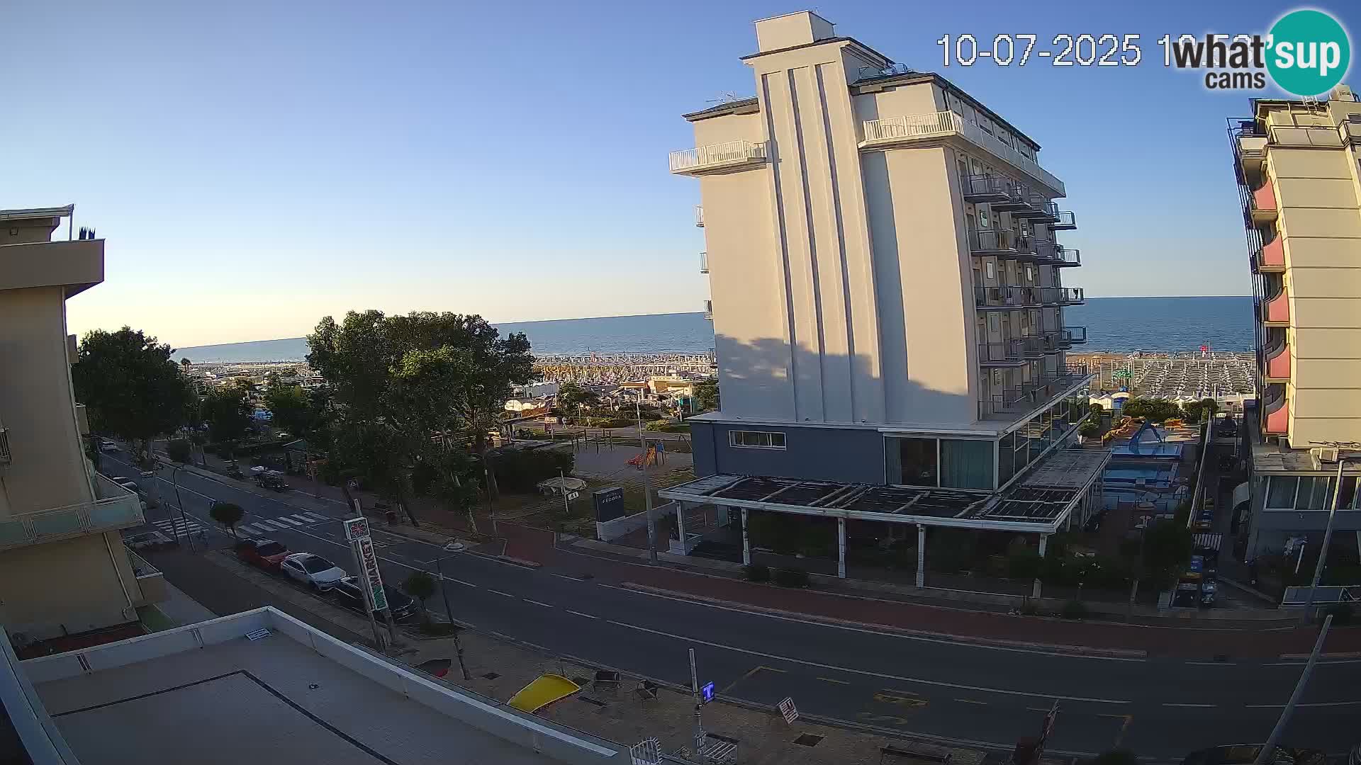 Riccione livecam beach and La Malfa gardens – Bagni Oreste spiaggia 115
