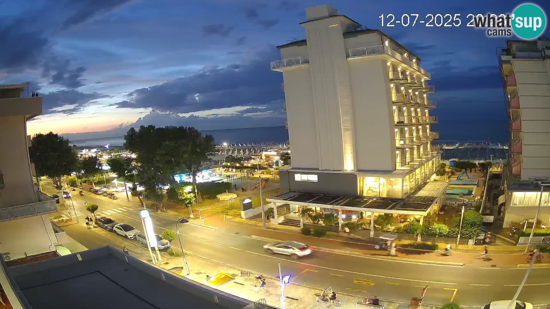 Riccione livecam beach and La Malfa gardens – Bagni Oreste spiaggia 115
