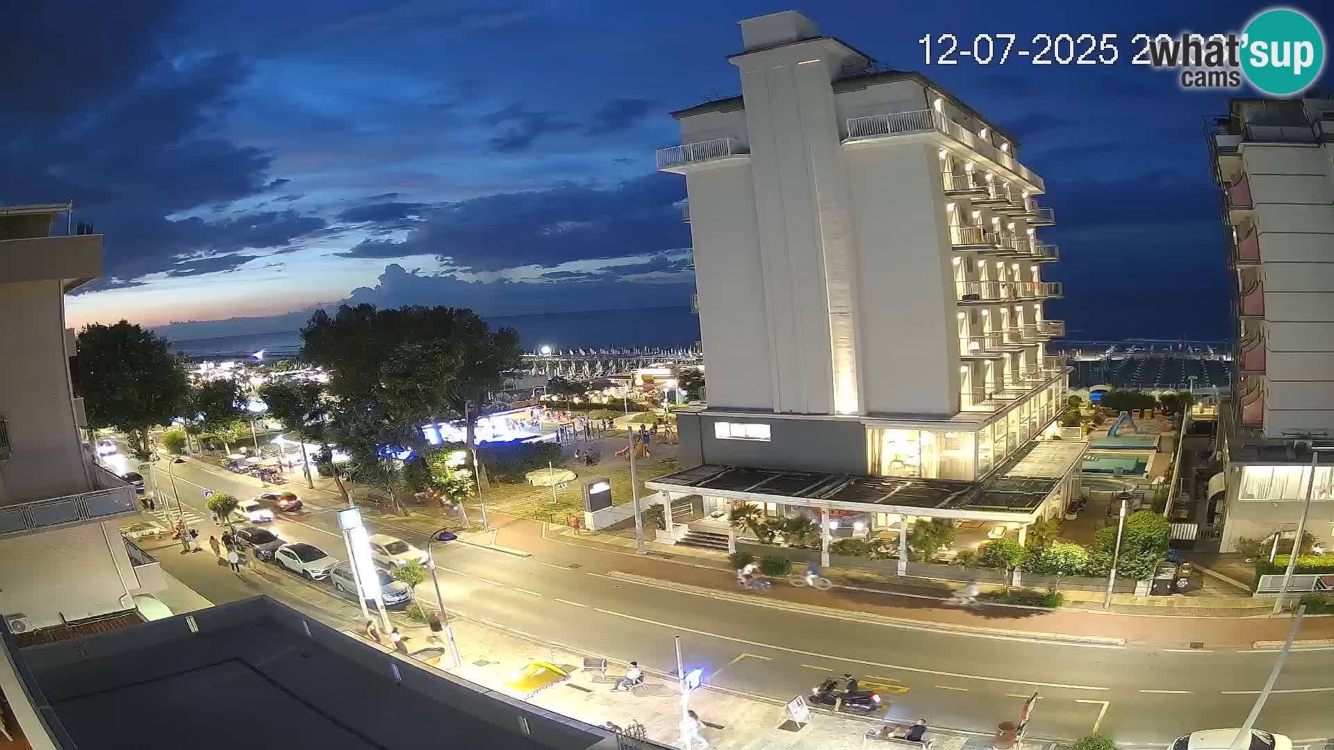 Riccione livecam beach and La Malfa gardens – Bagni Oreste spiaggia 115
