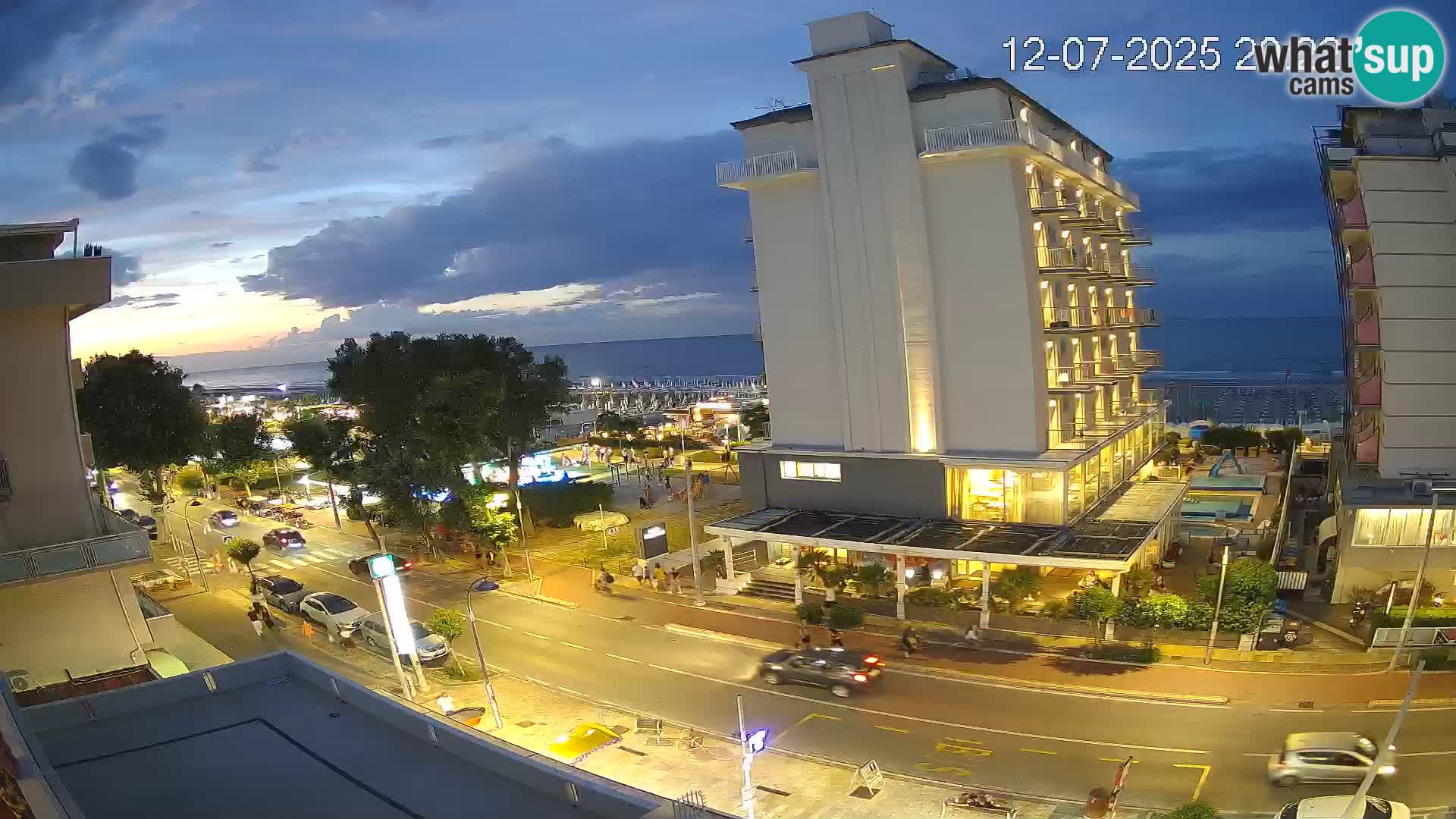 Riccione livecam beach and La Malfa gardens – Bagni Oreste spiaggia 115