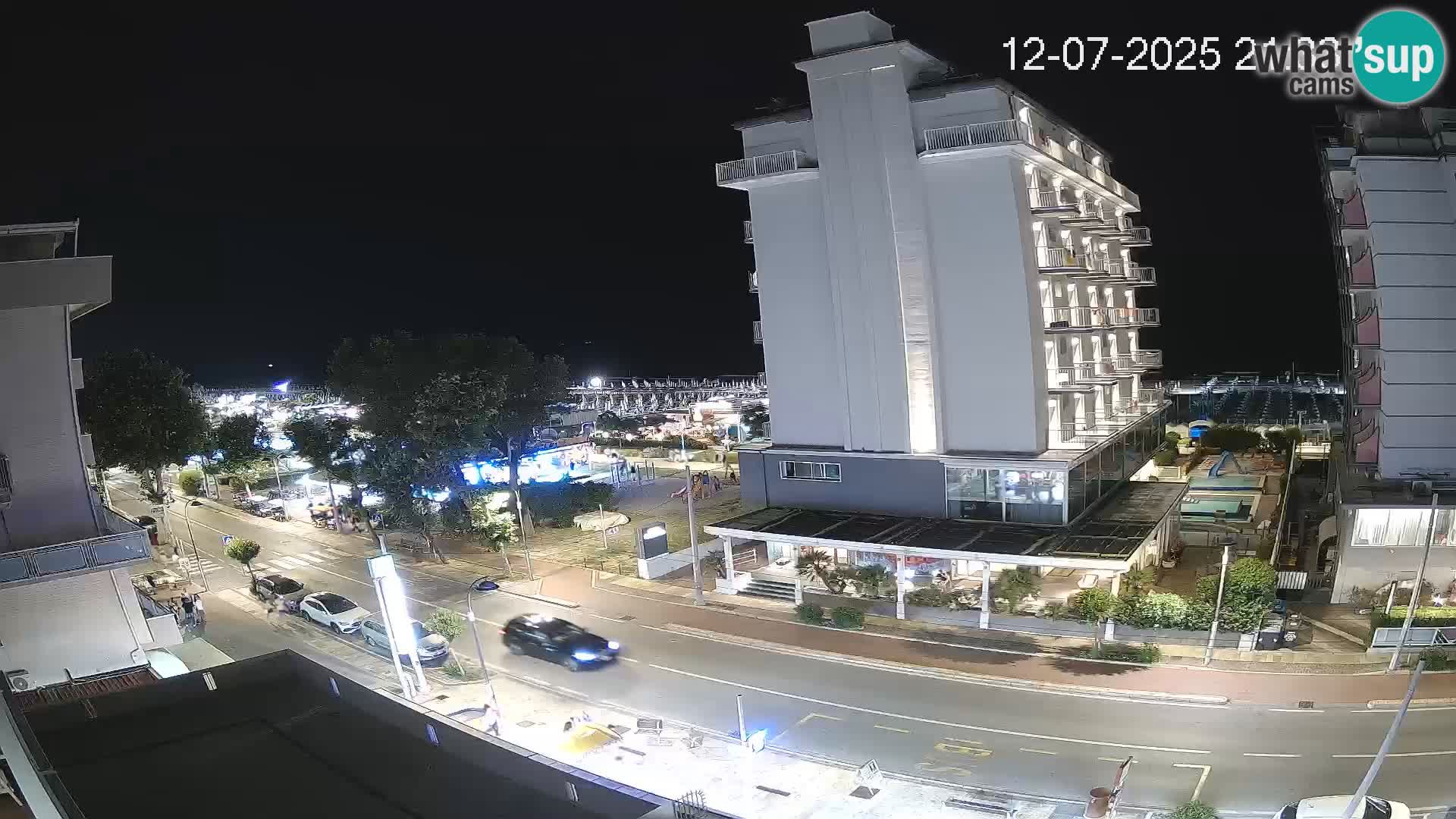 Riccione webcam spiaggia e giardini La Malfa – Bagni Oreste spiaggia 115