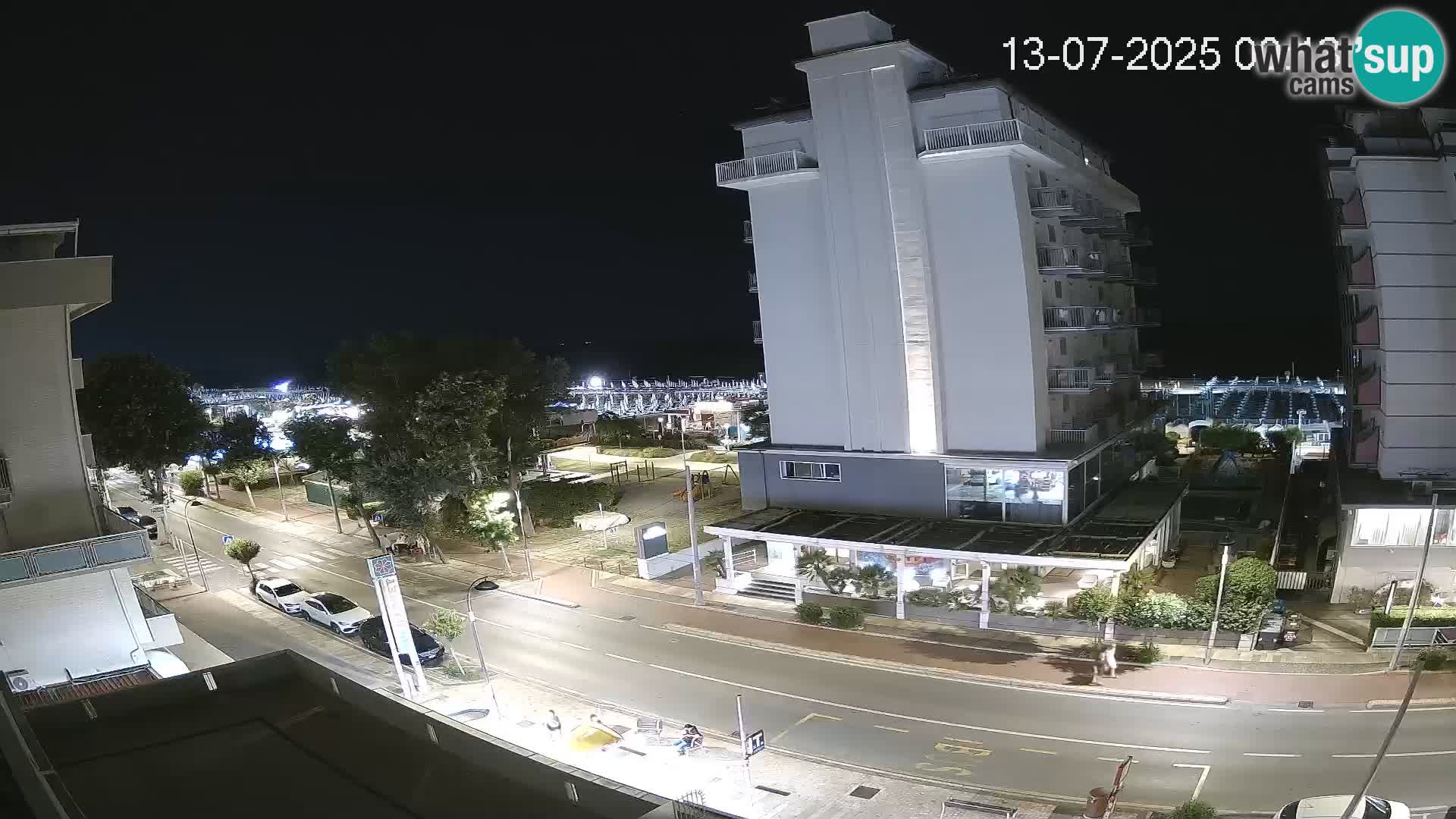 Riccione webcam spiaggia e giardini La Malfa – Bagni Oreste spiaggia 115