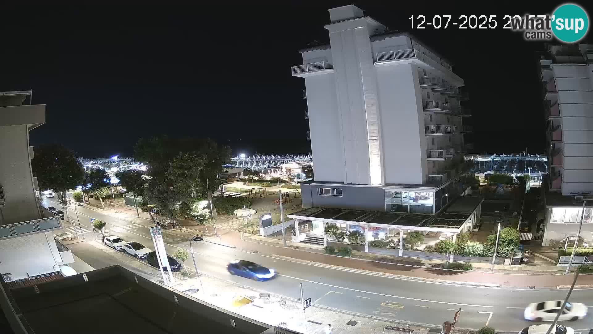 Riccione webcam spiaggia e giardini La Malfa – Bagni Oreste spiaggia 115