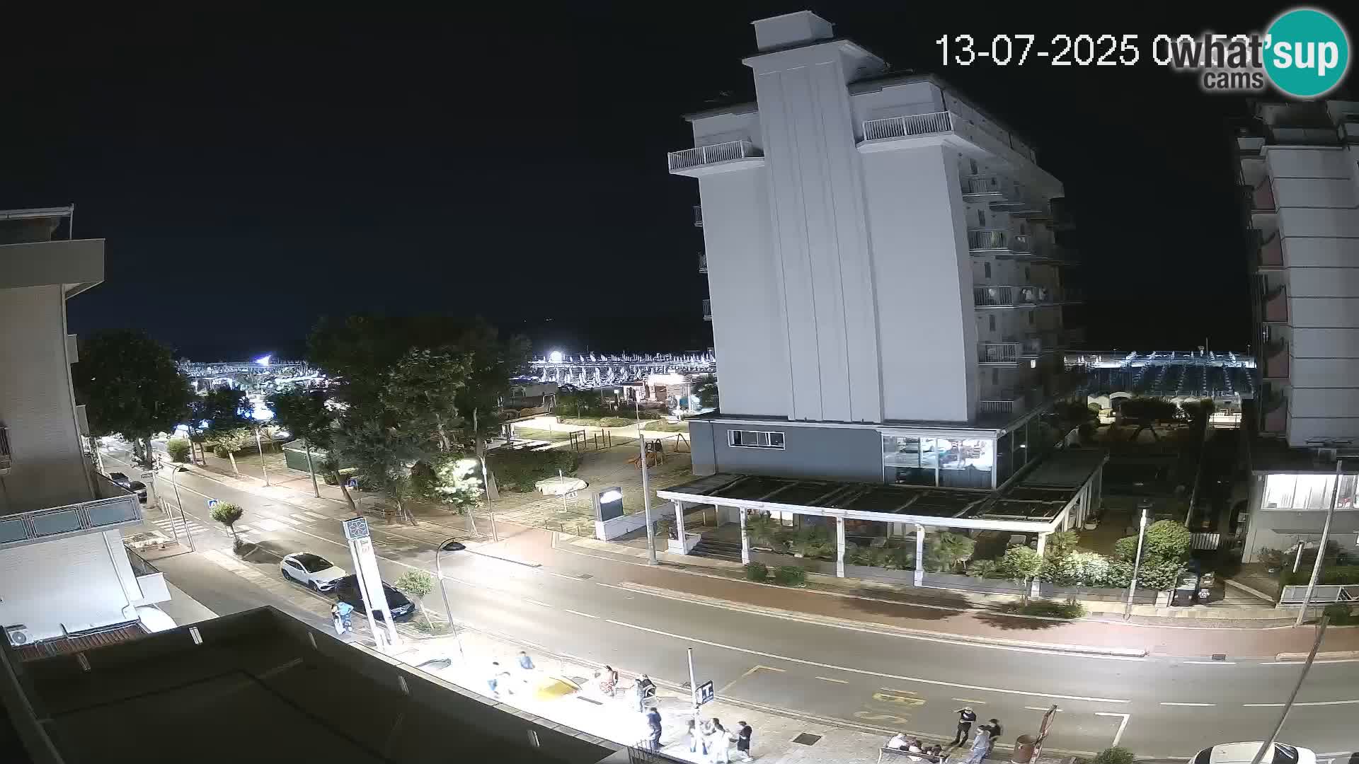 Riccione webcam spiaggia e giardini La Malfa – Bagni Oreste spiaggia 115