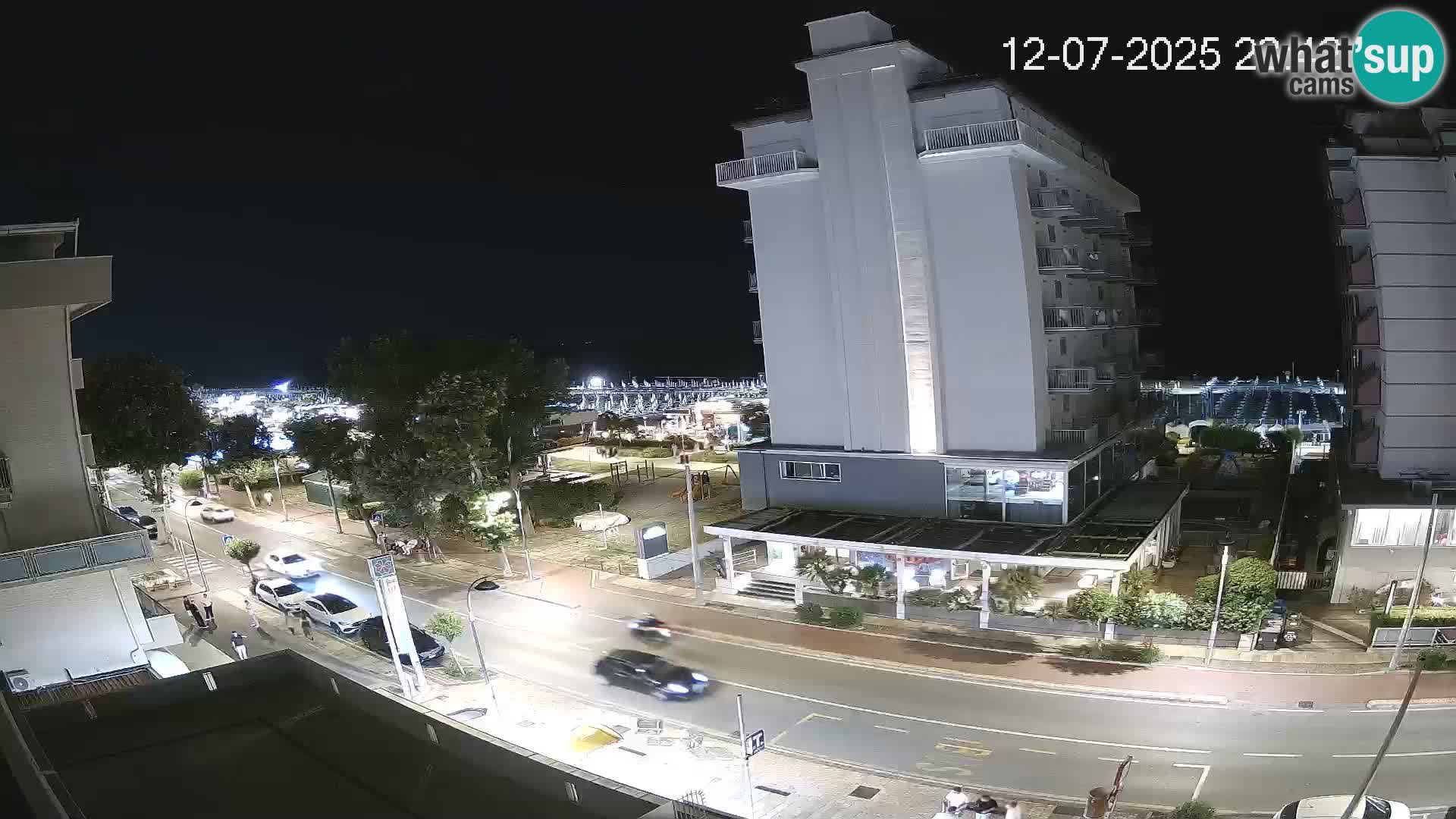 Riccione Webcam Strand und Gärten La Malfa – Bagni Oreste Strand 115