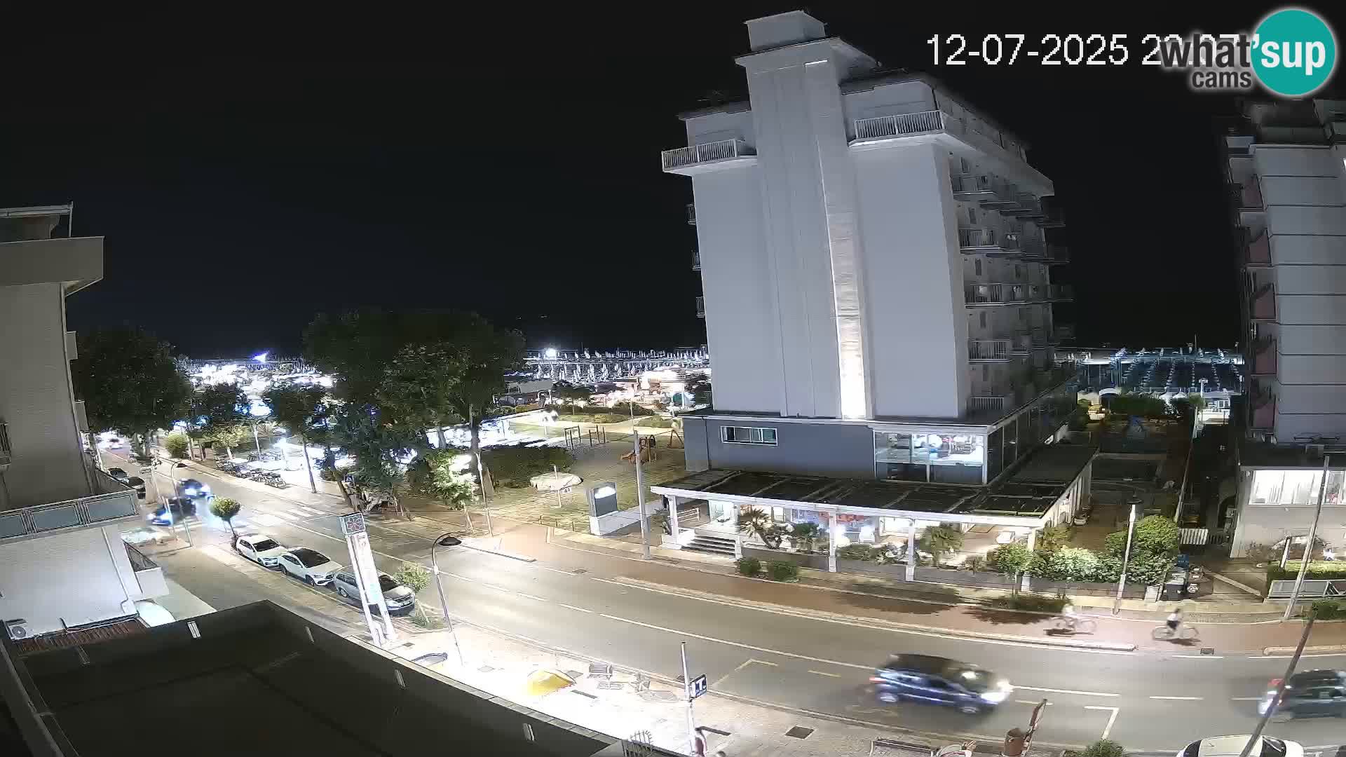 Riccione webcam playa y jardines La Malfa – Playa Bagni Oreste 115