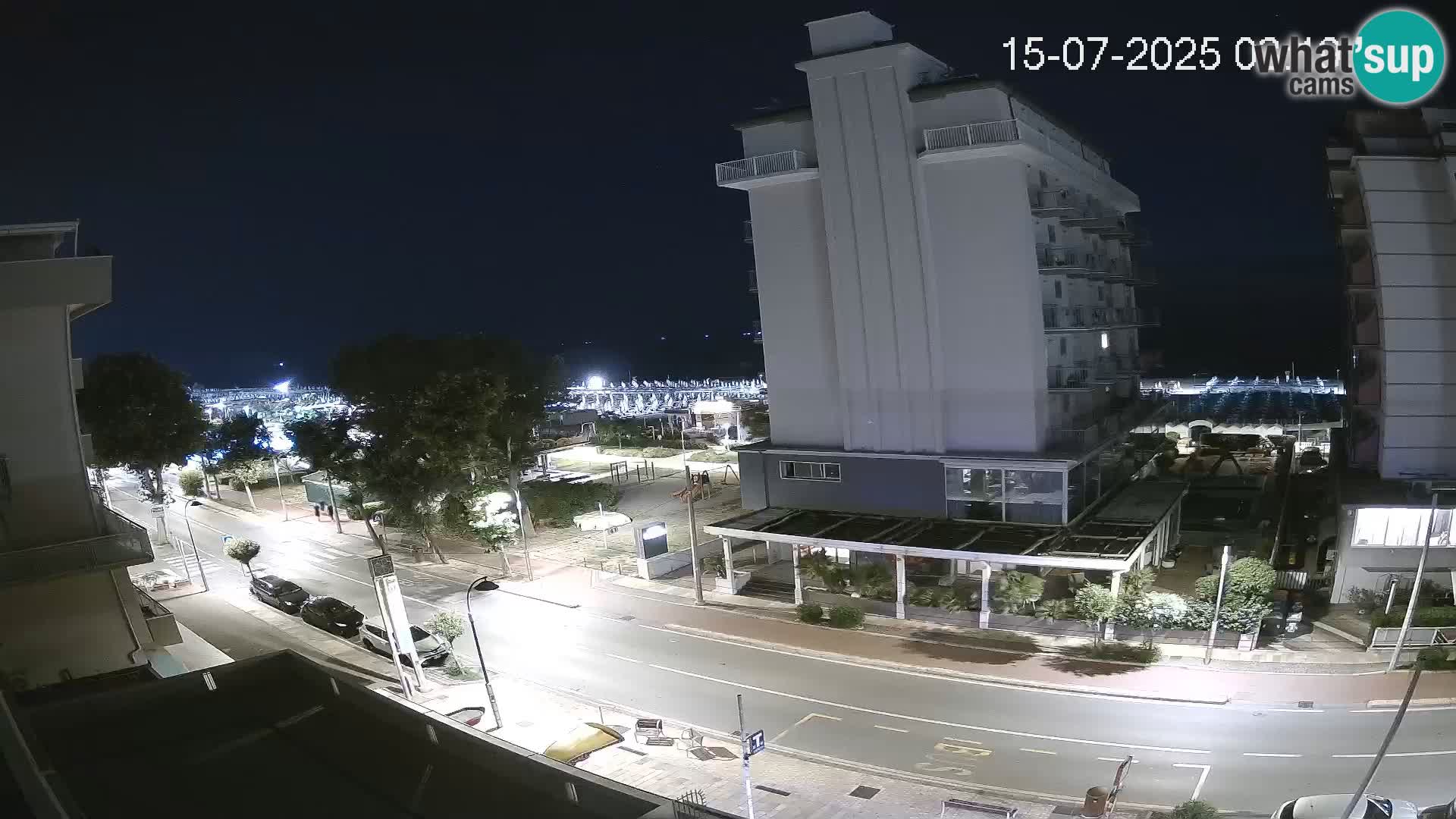 Riccione Webcam Strand und Gärten La Malfa – Bagni Oreste Strand 115